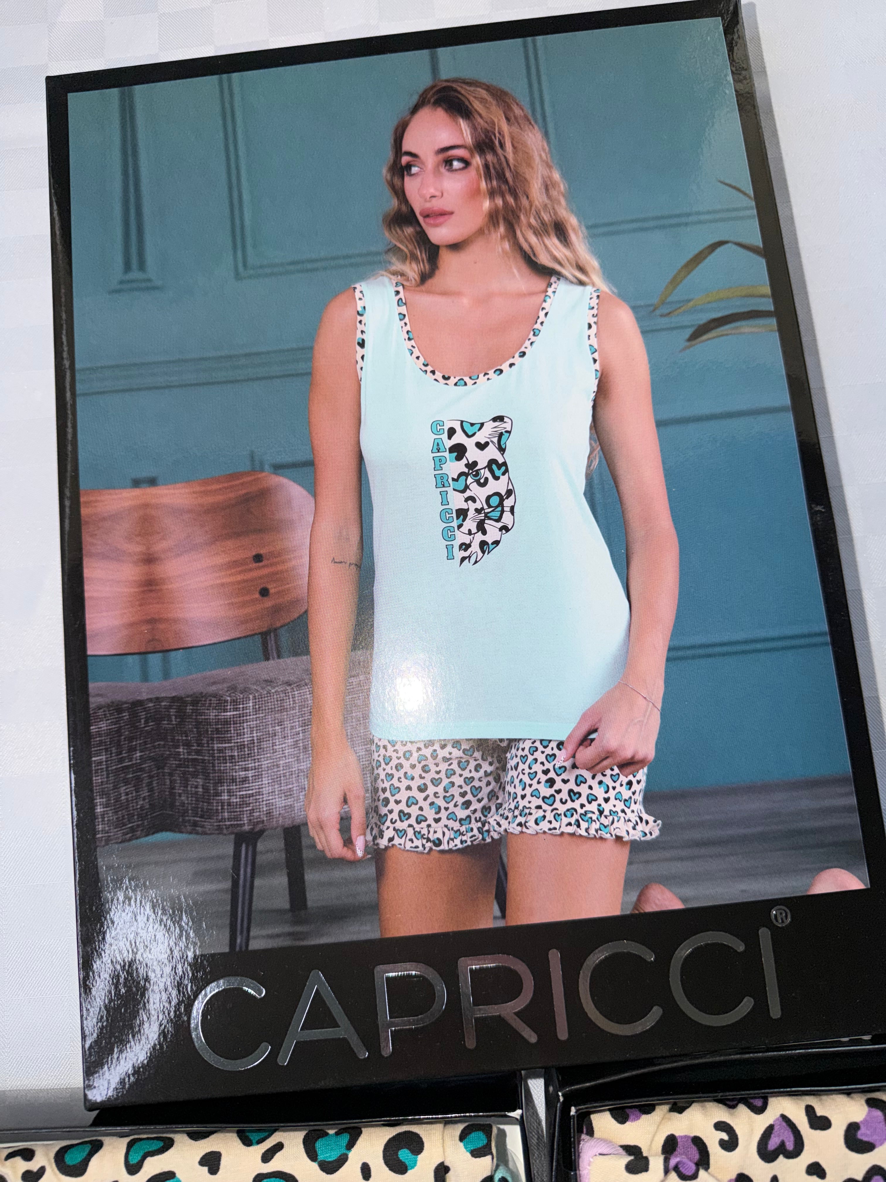 PIGIAMA DONNA Canotta e Pantaloncino in 100% cotone