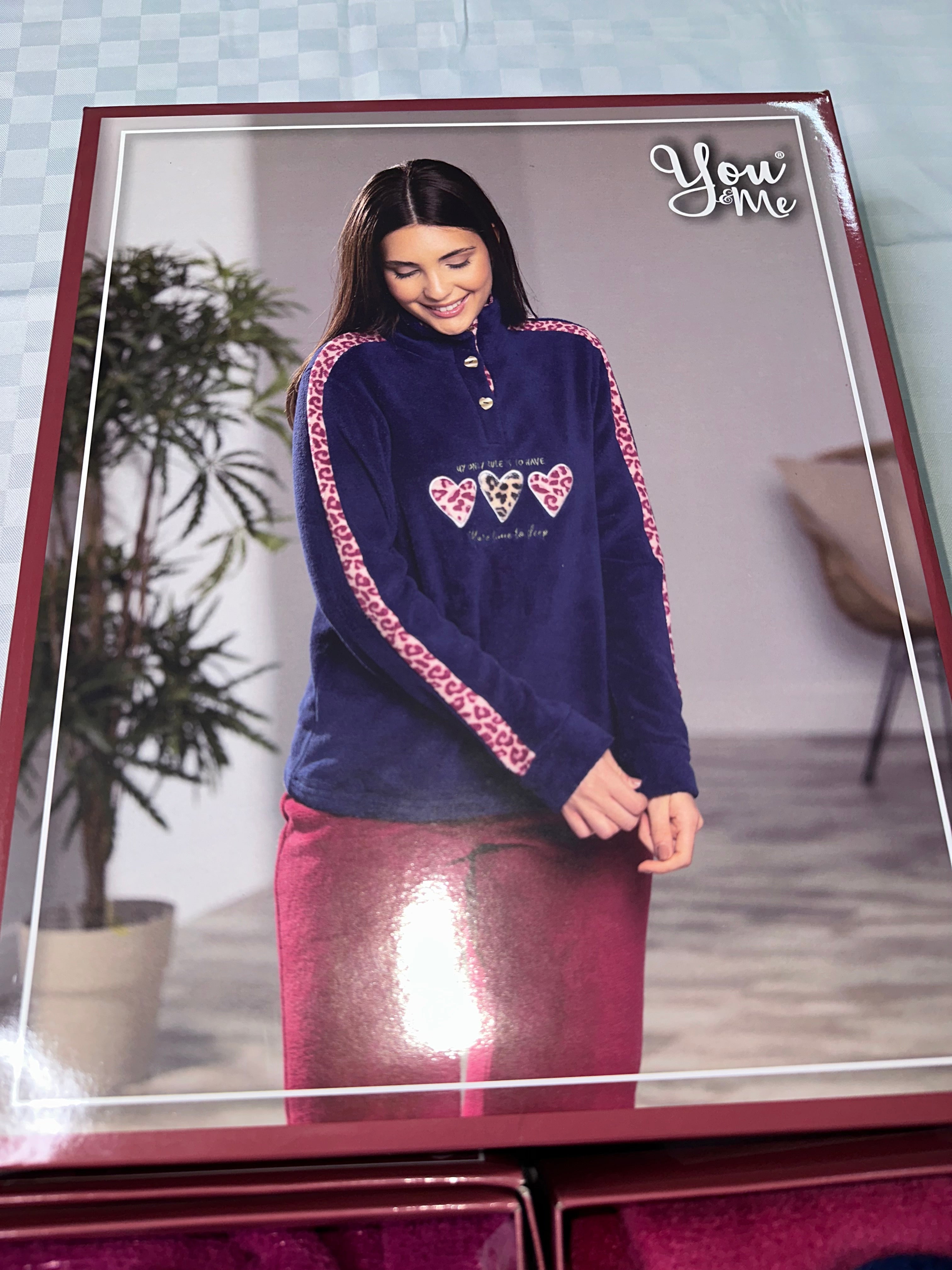 PIGIAMA DONNA CALIBRATO IN MORBIDO PILE dalla 2XL alla 4XL