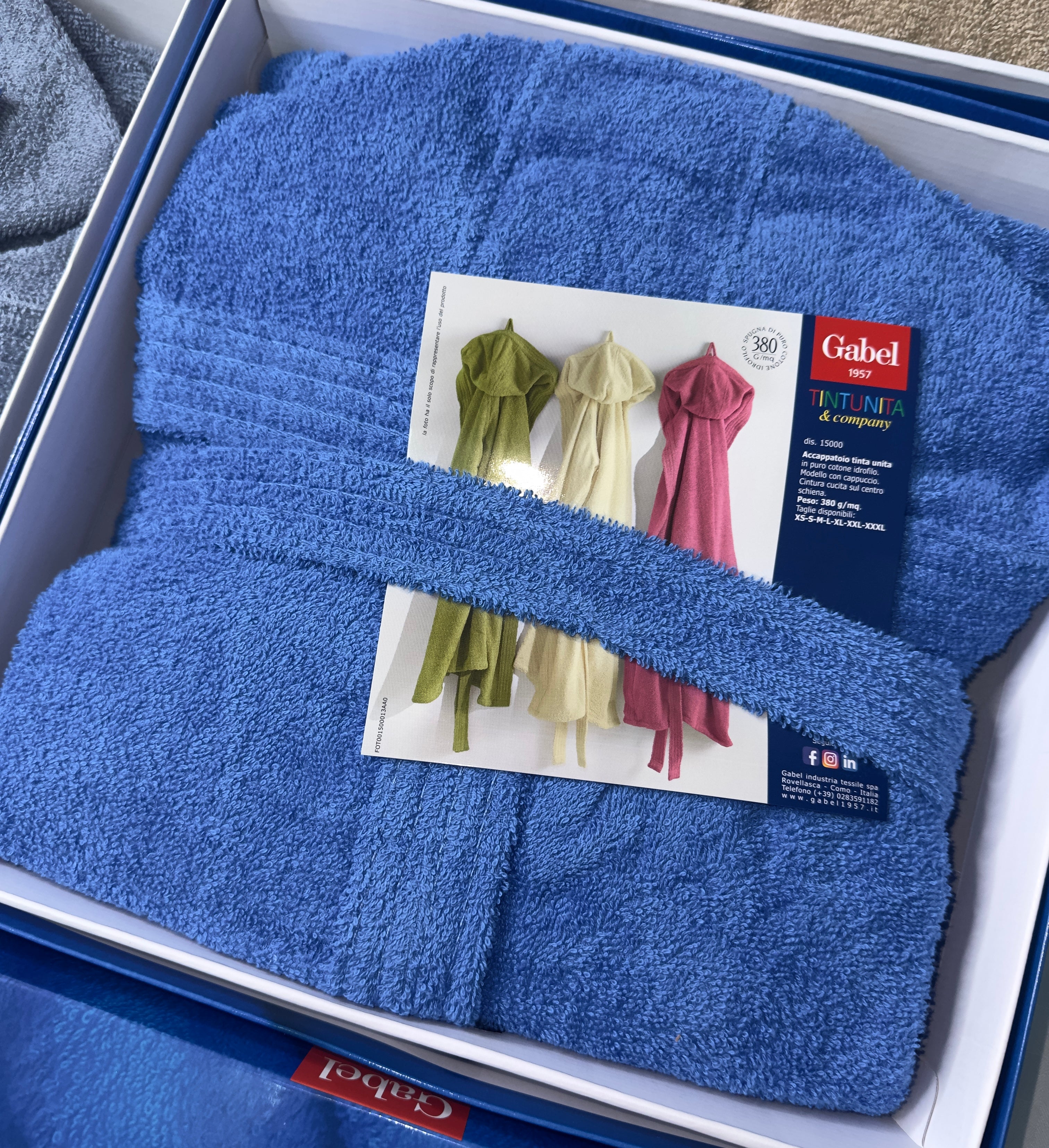 ACCAPPATOIO GABEL IN SPUGNA UOMO E DONNA