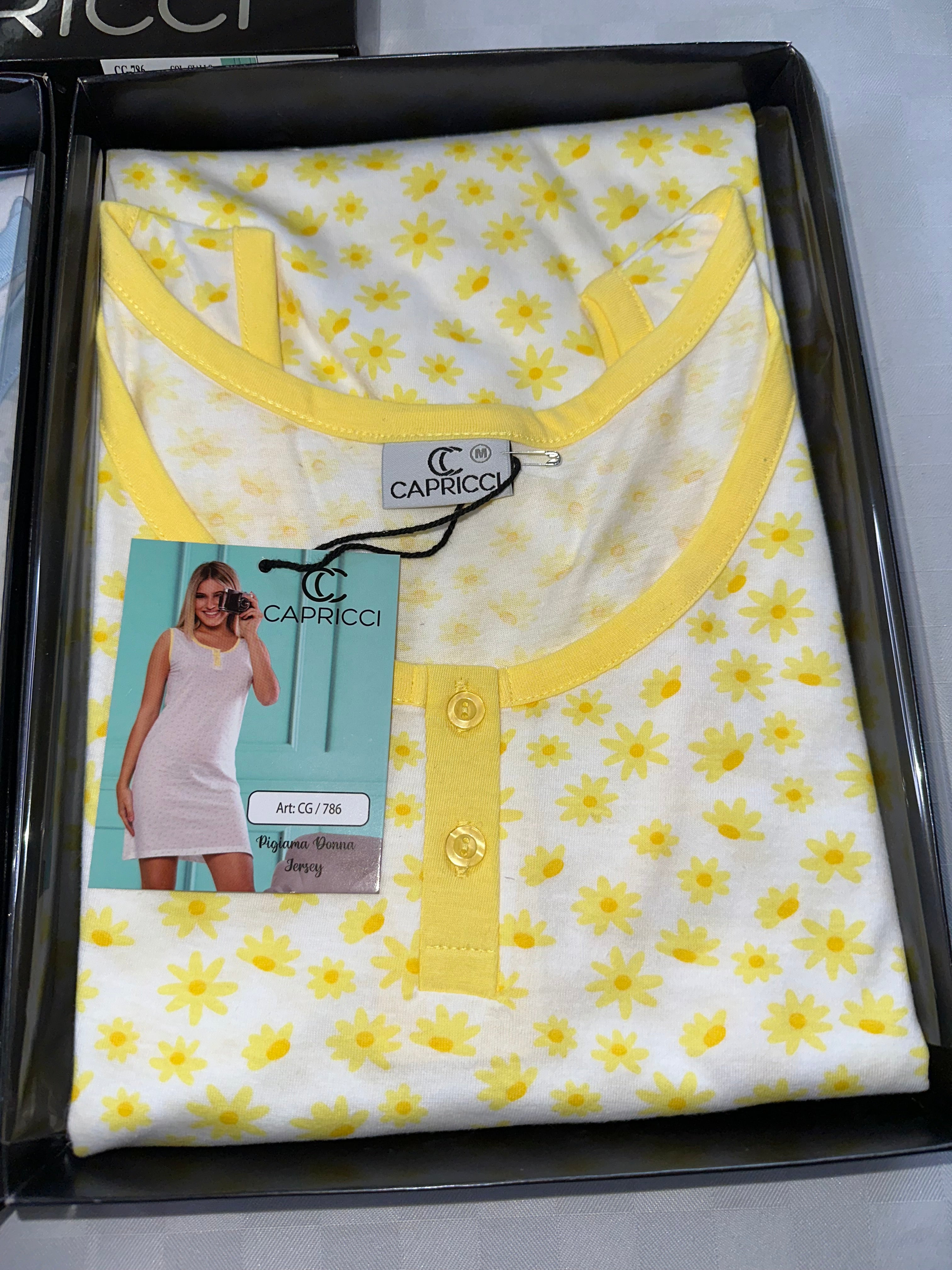 CAMICIA DA NOTTE CANOTTA IN COTONE