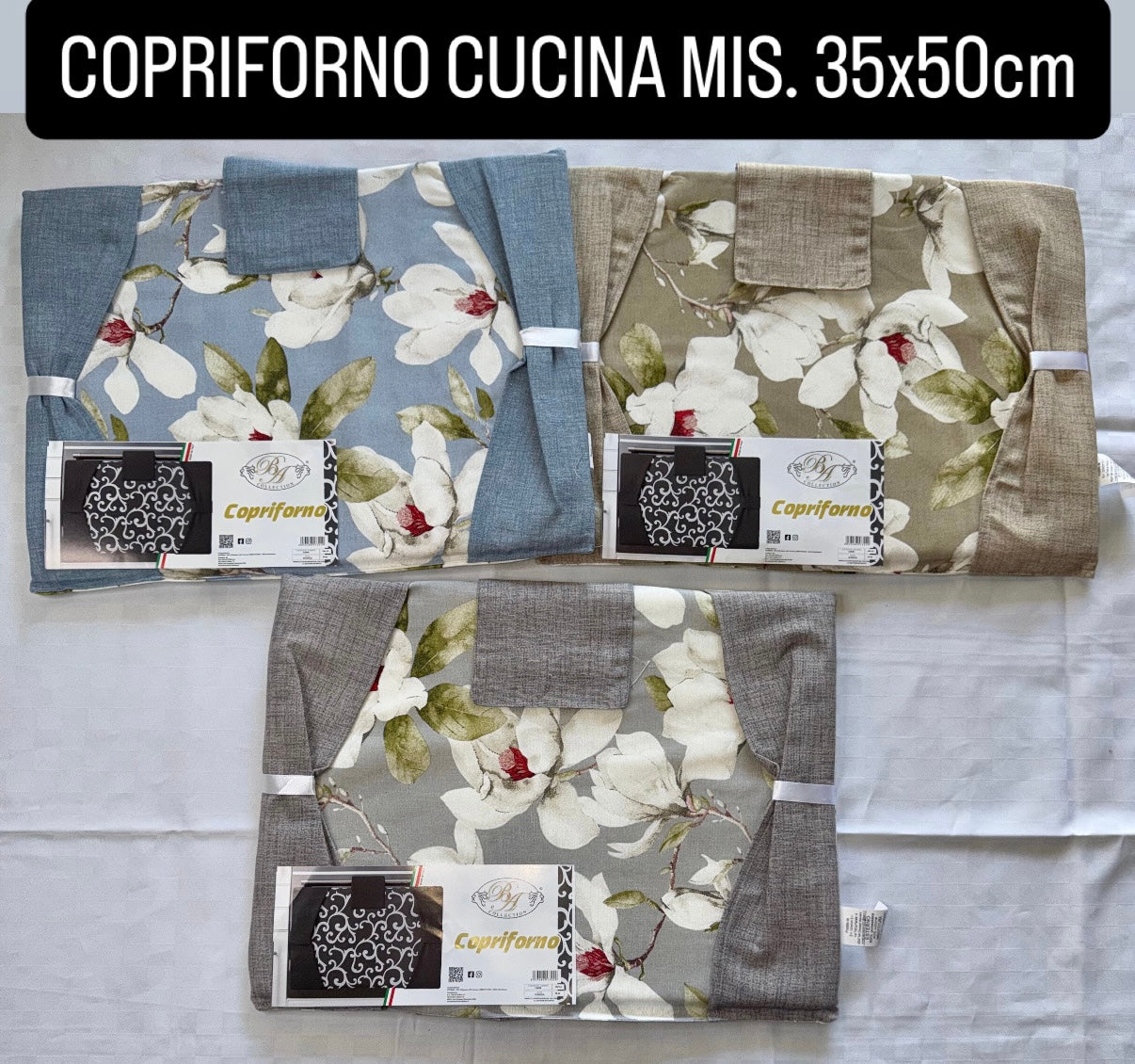 COPRIFORNO CUCINA misura 35x50cm Fantasia Iris