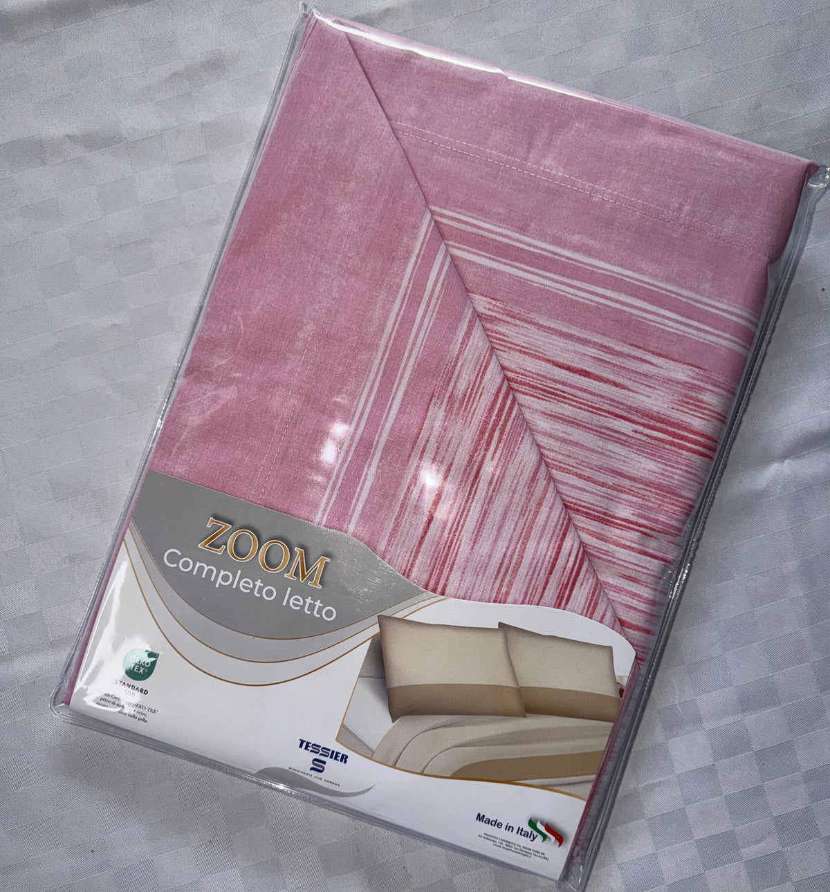 COMPLETO LENZUOLA SINGOLO IN 100% COTONE contiene Lenzuolo sopra,Lenzuolo sotto con angoli e Federa