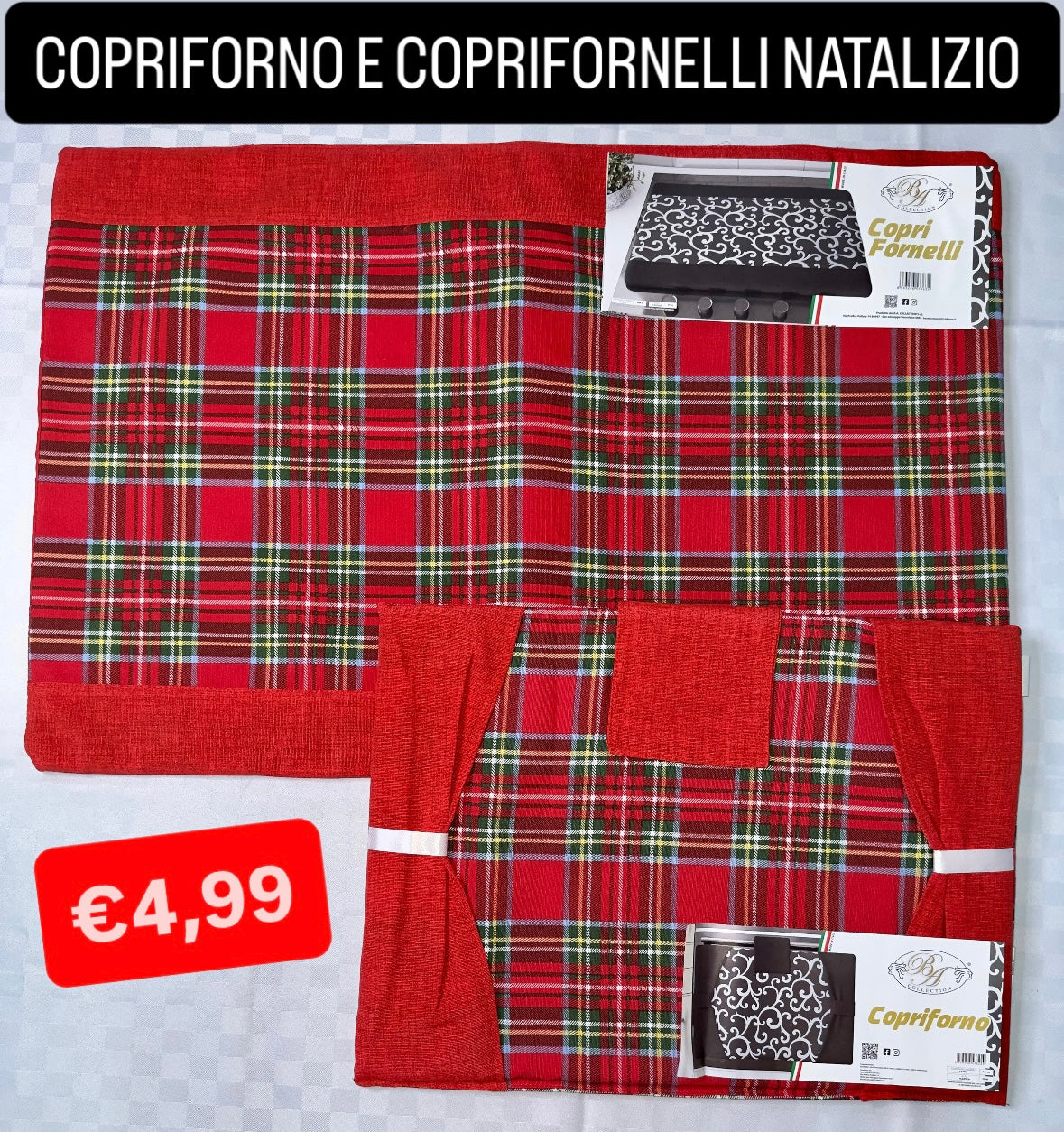 COPRIFORNO E COPRIFORNELLI NATALIZIO