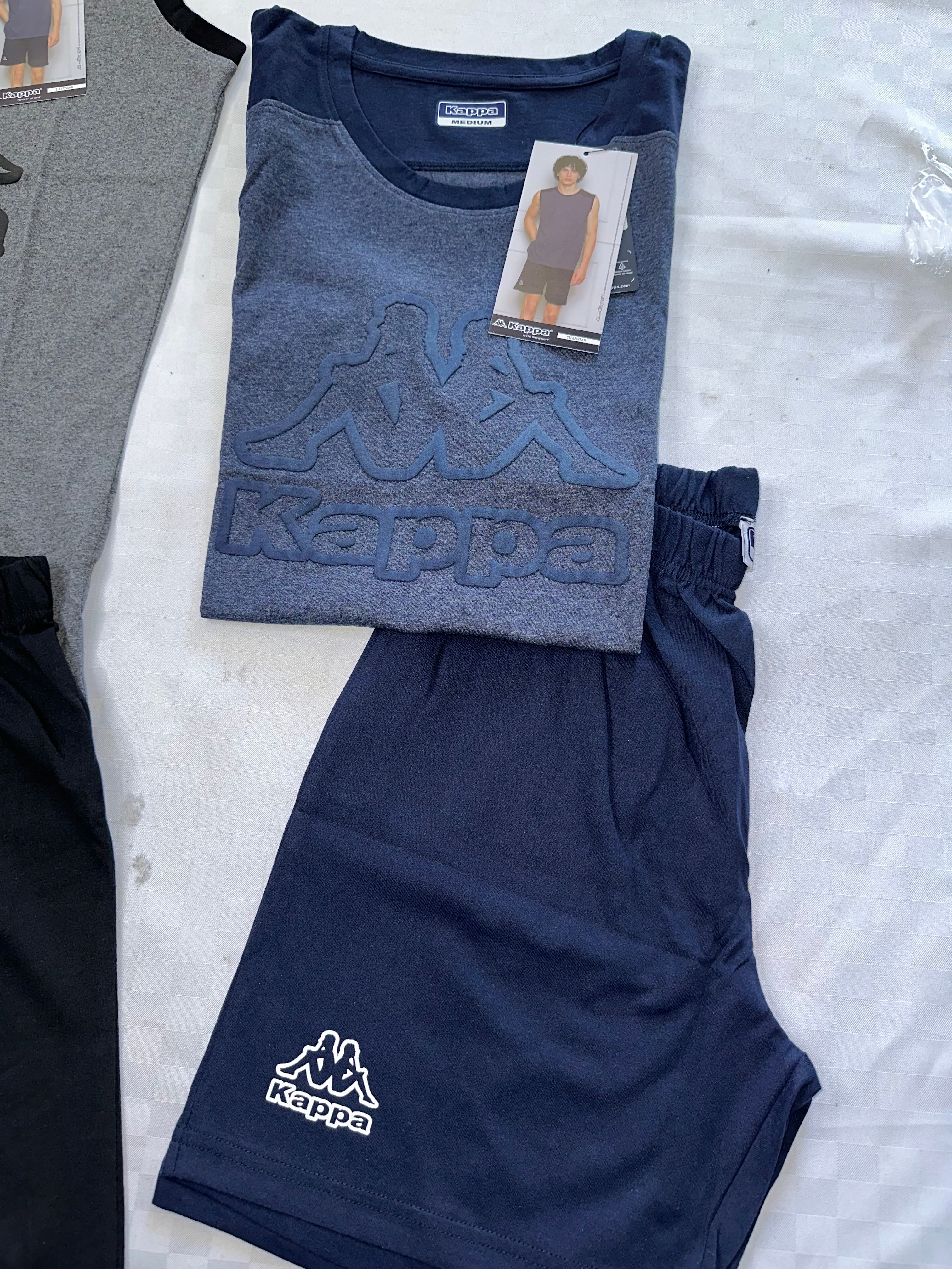 COMPLETO KAPPA UOMO IN COTONE Canotta e Pantaloncino