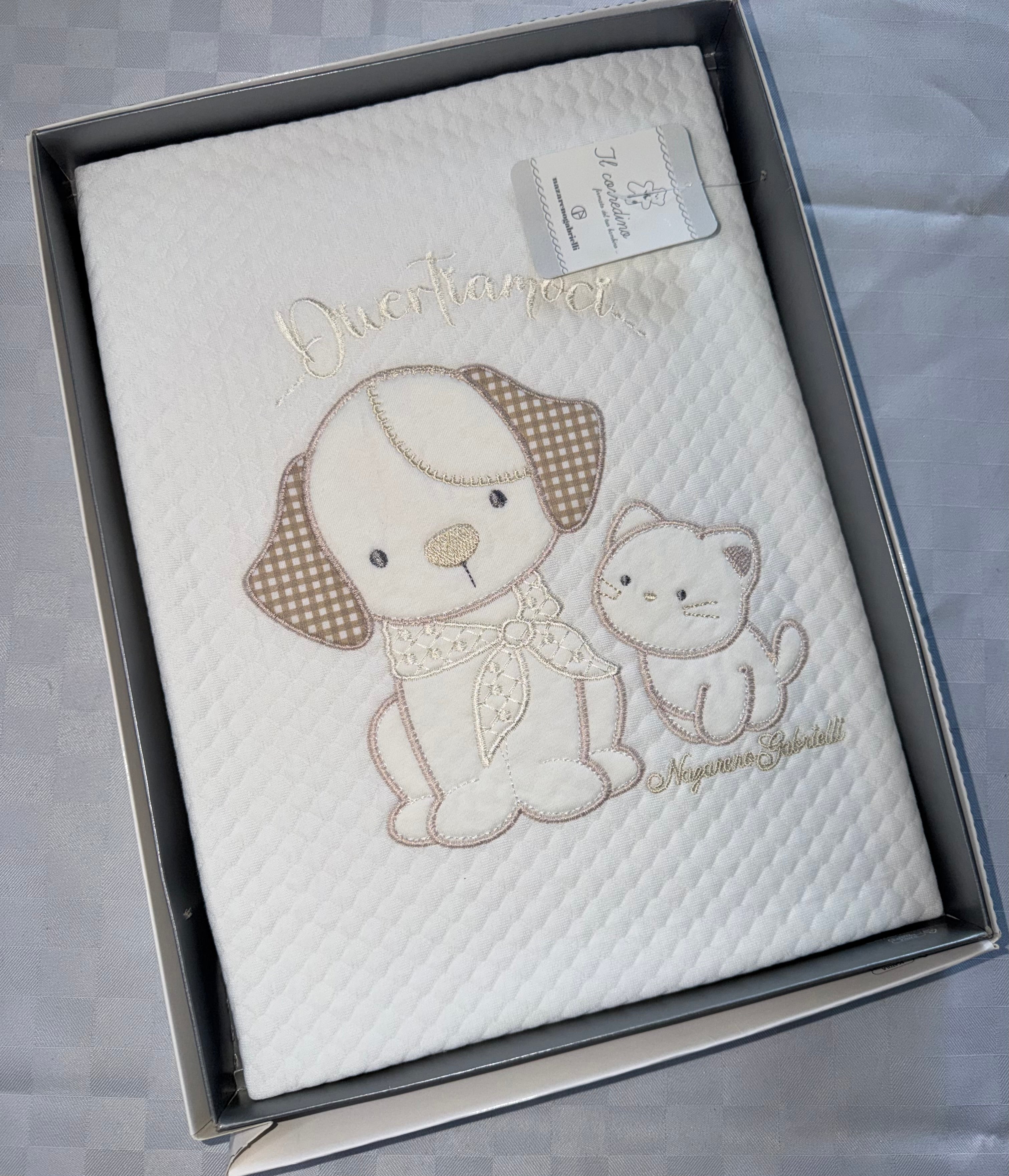 COPERTINA NEONATO IN COTONE 100% PER CARROZZINA 75x95cm