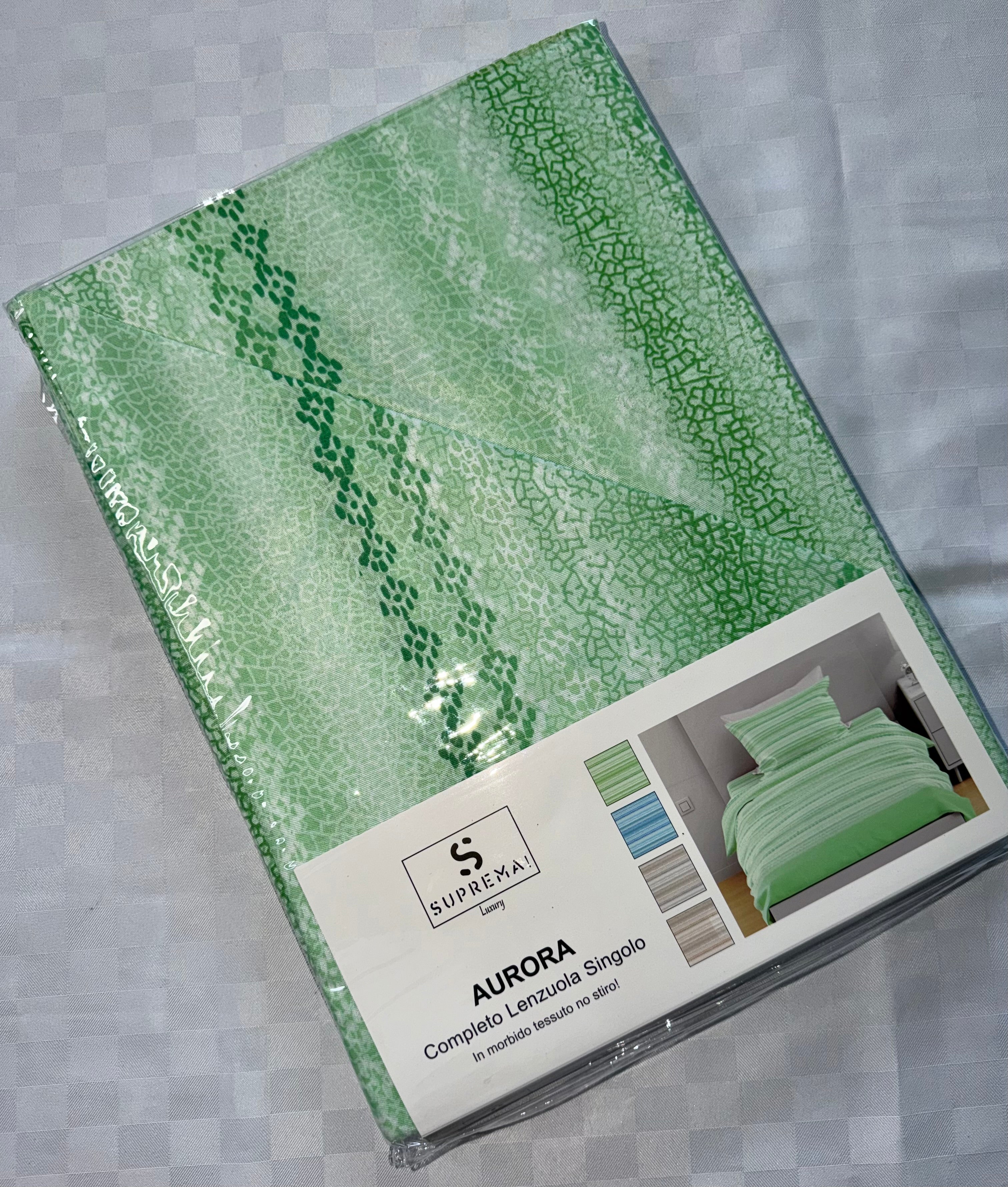 COMPLETO LENZUOLA PER LETTO SINGOLO Lenzuolo sopra, Lenzuolo sotto con angoli e Federa Microfybra