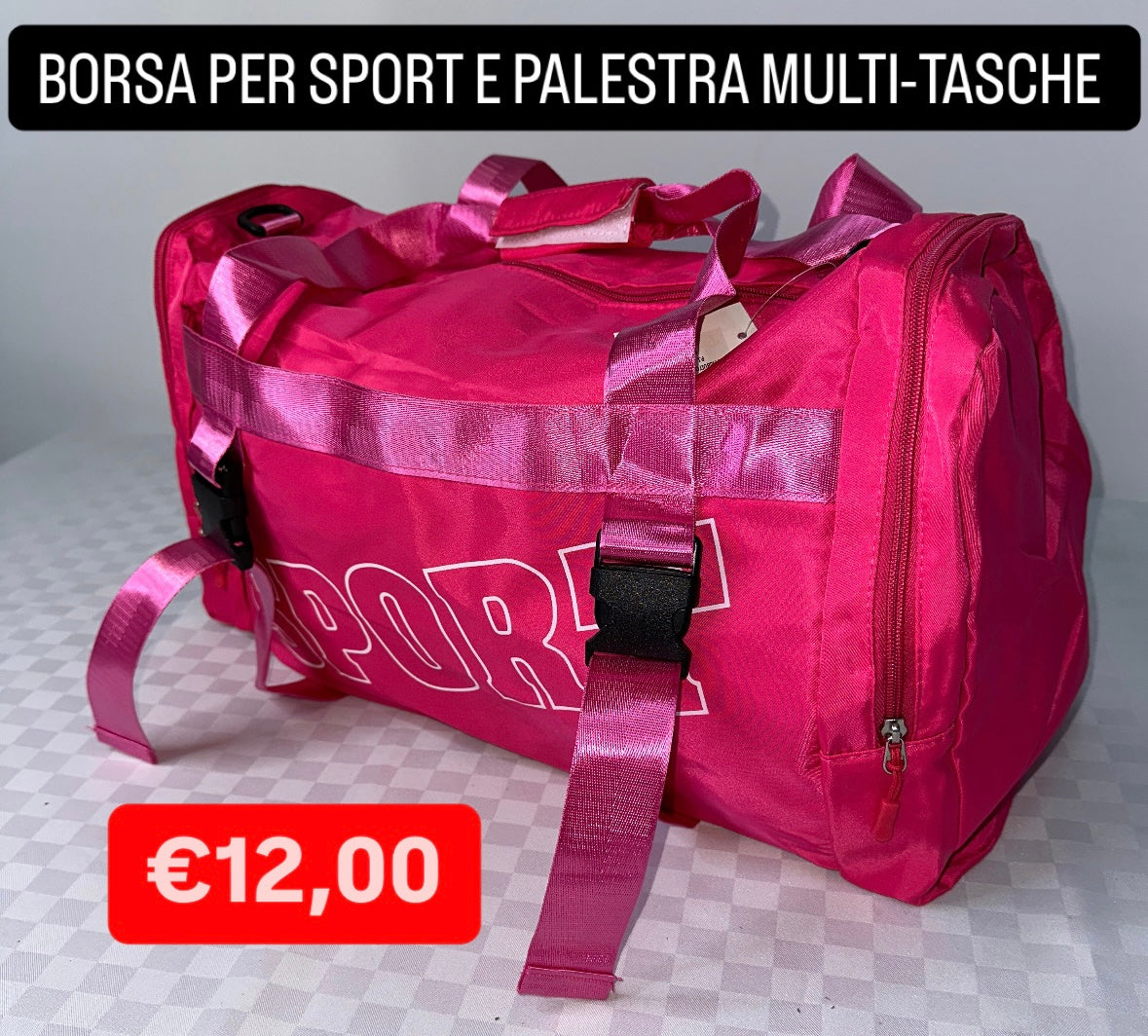 BORSA PER SPORT E PALESTRA MULTI-TASCHE