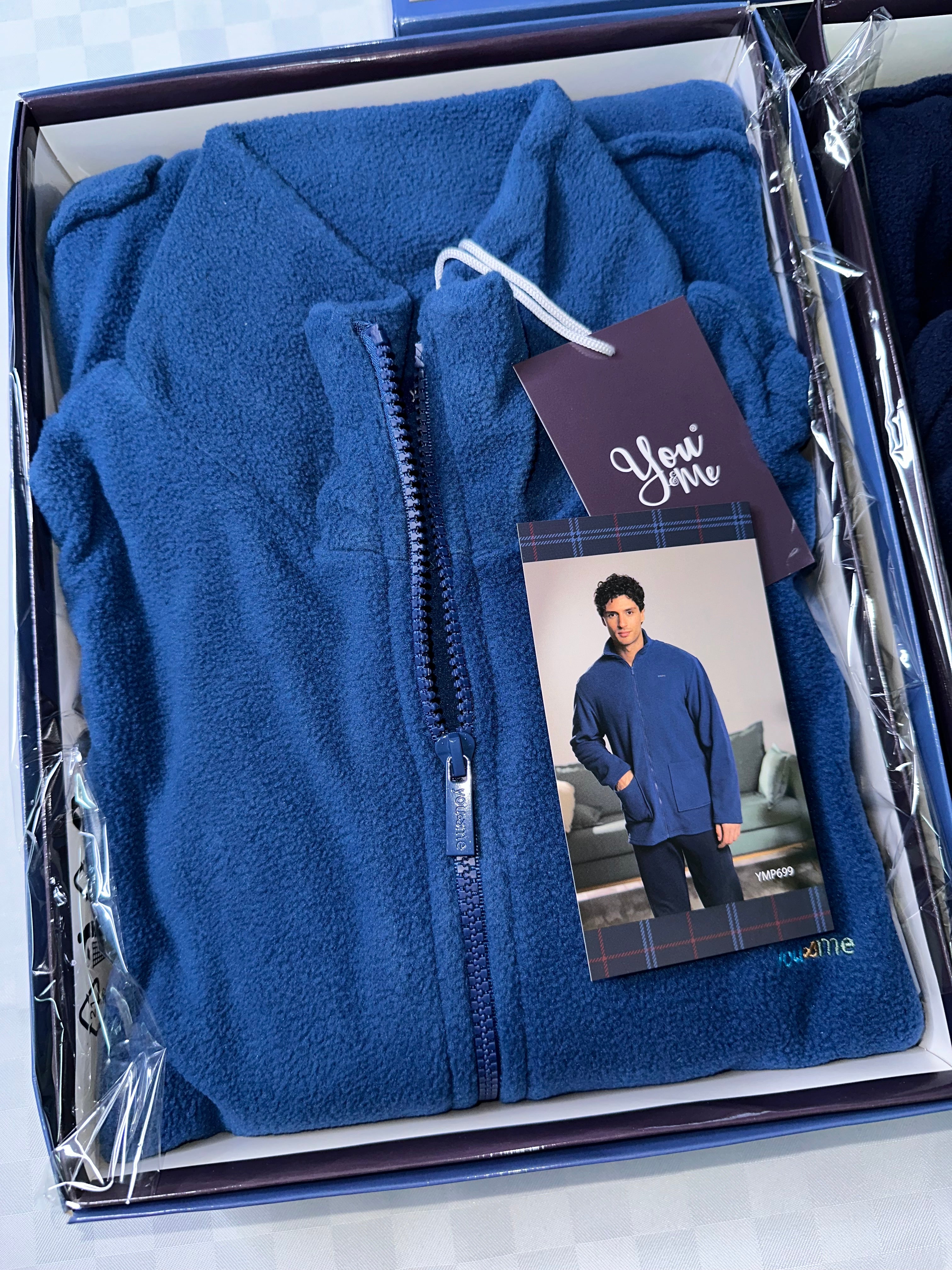 GIACCA UOMO CON CERNIERA IN MORBIDO PILE