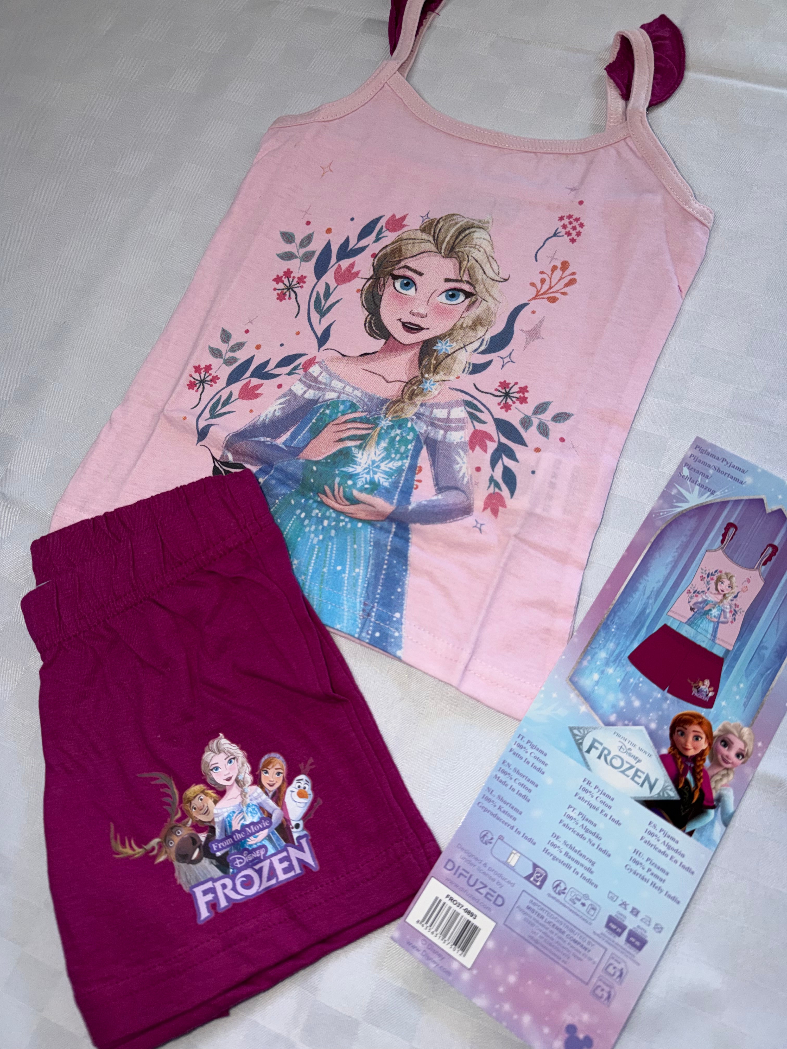 PIGIAMA COMPLETINO BIMBA Bretelline e Pantaloncino in cotone