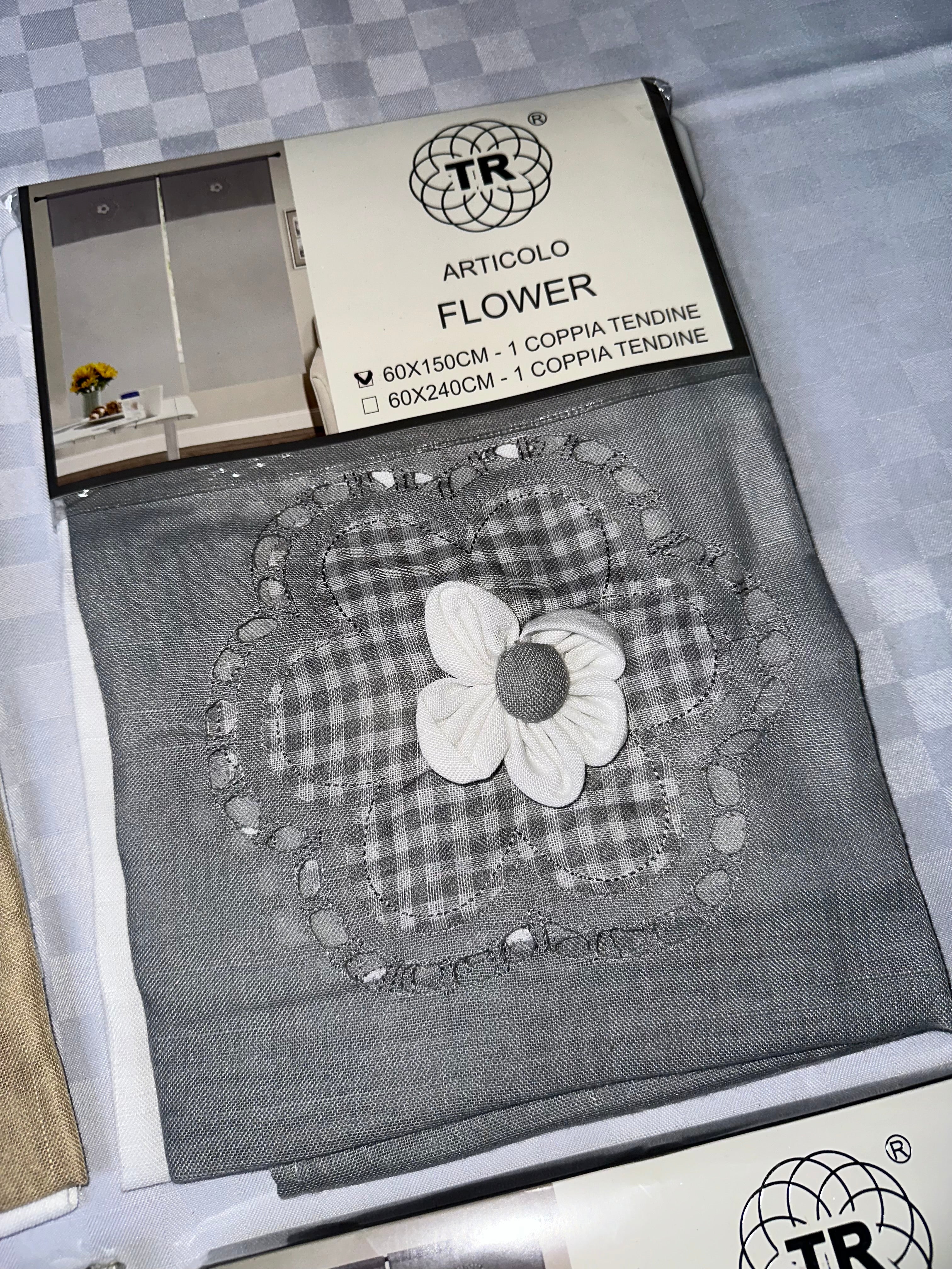 COPPIA DI TENDINE A SPORTELLINO TESSUTO VELATO (CONFEZIONE DA 2 TELI)