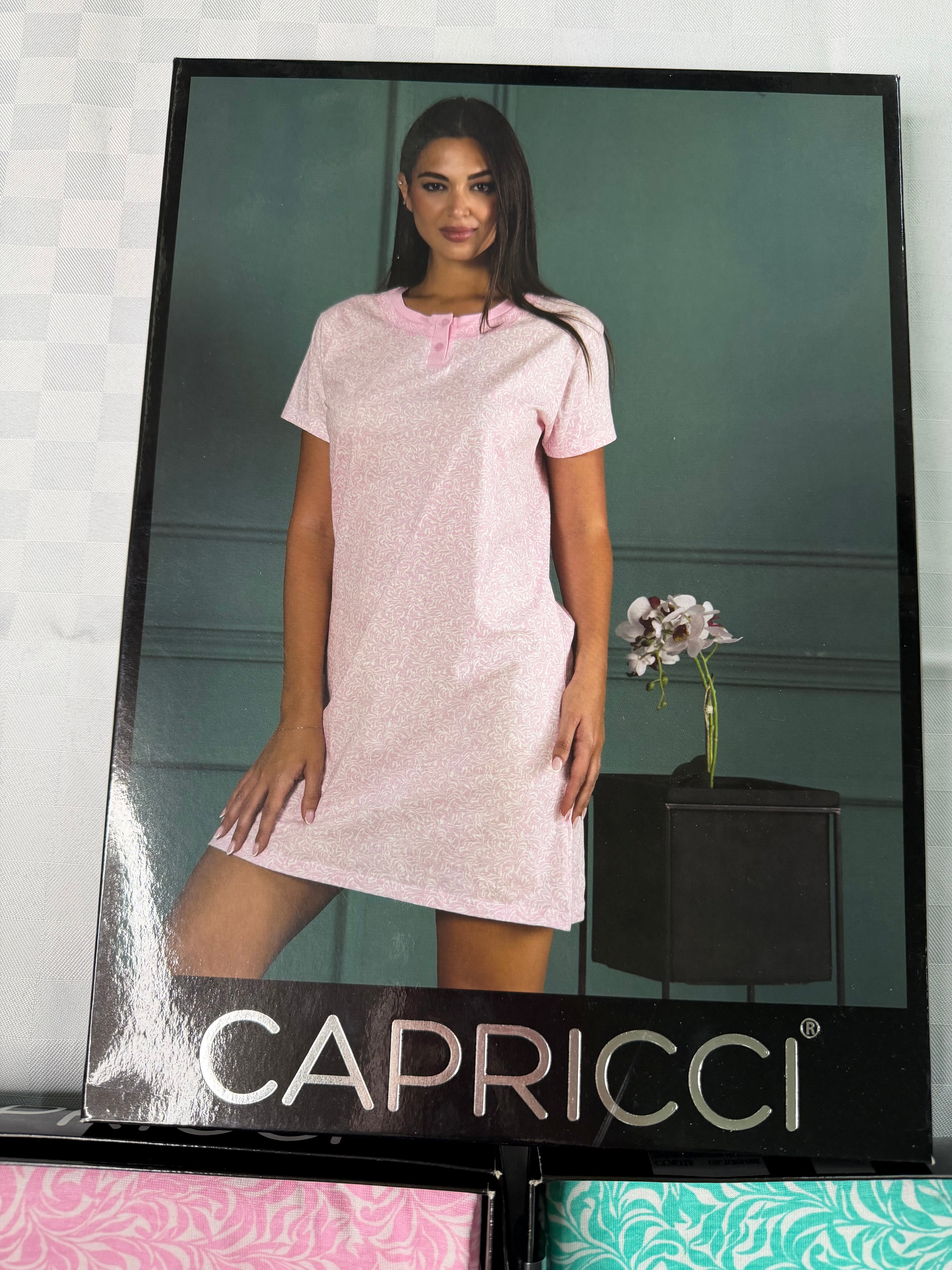 CAMICIA DA NOTTE Mezza manica in 100% cotone