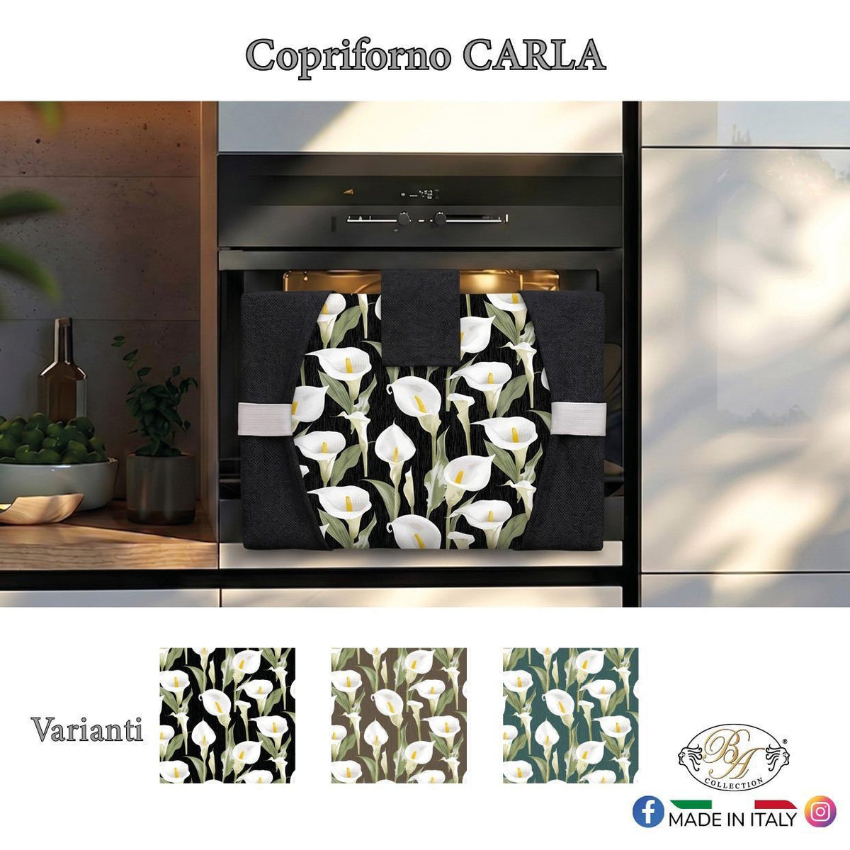 COPRIFORNO CUCINA misura 35x50cm Fantasia Carla