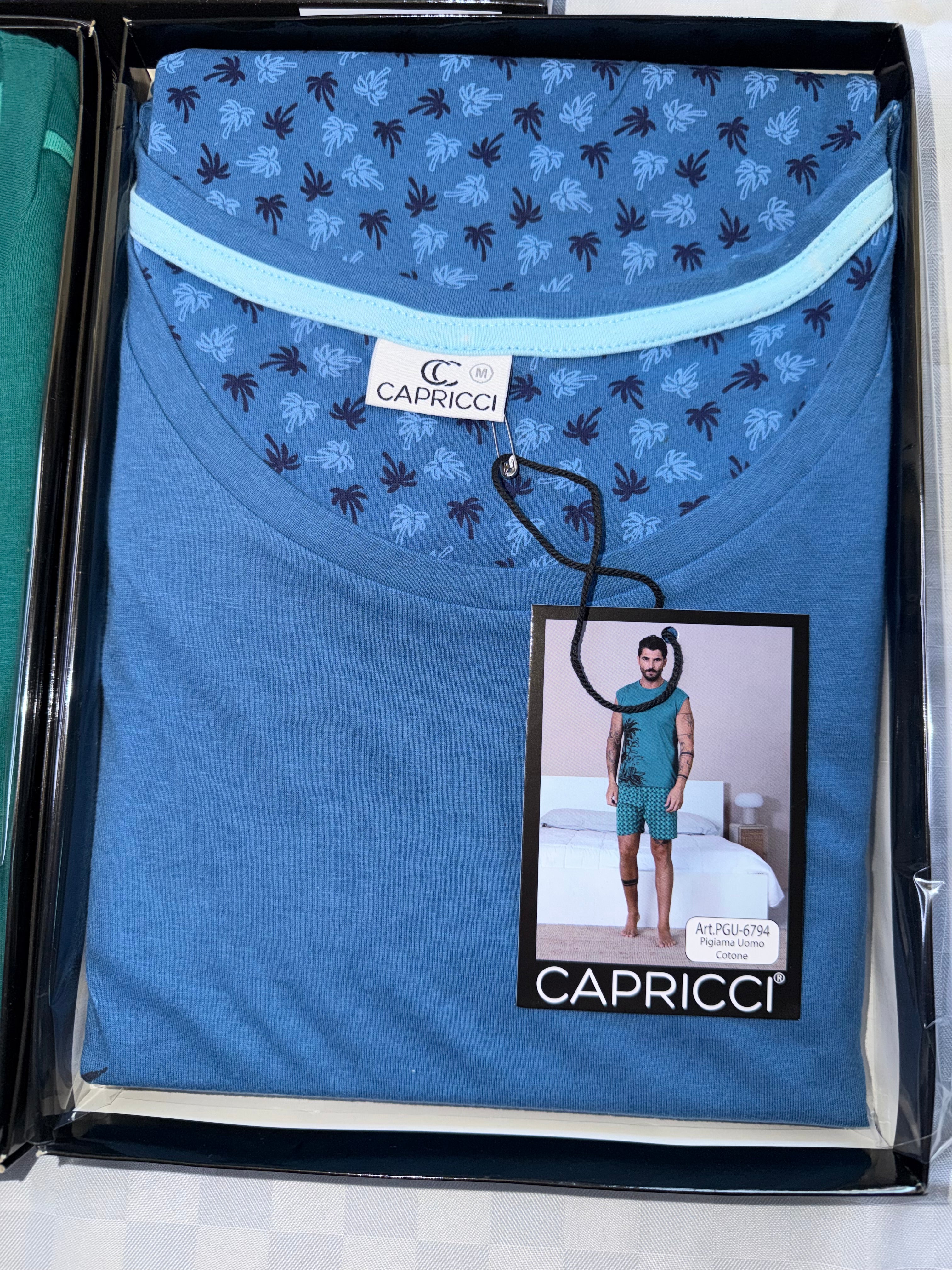 PIGIAMA UOMO Canotta e Pantaloncino in 100% cotone