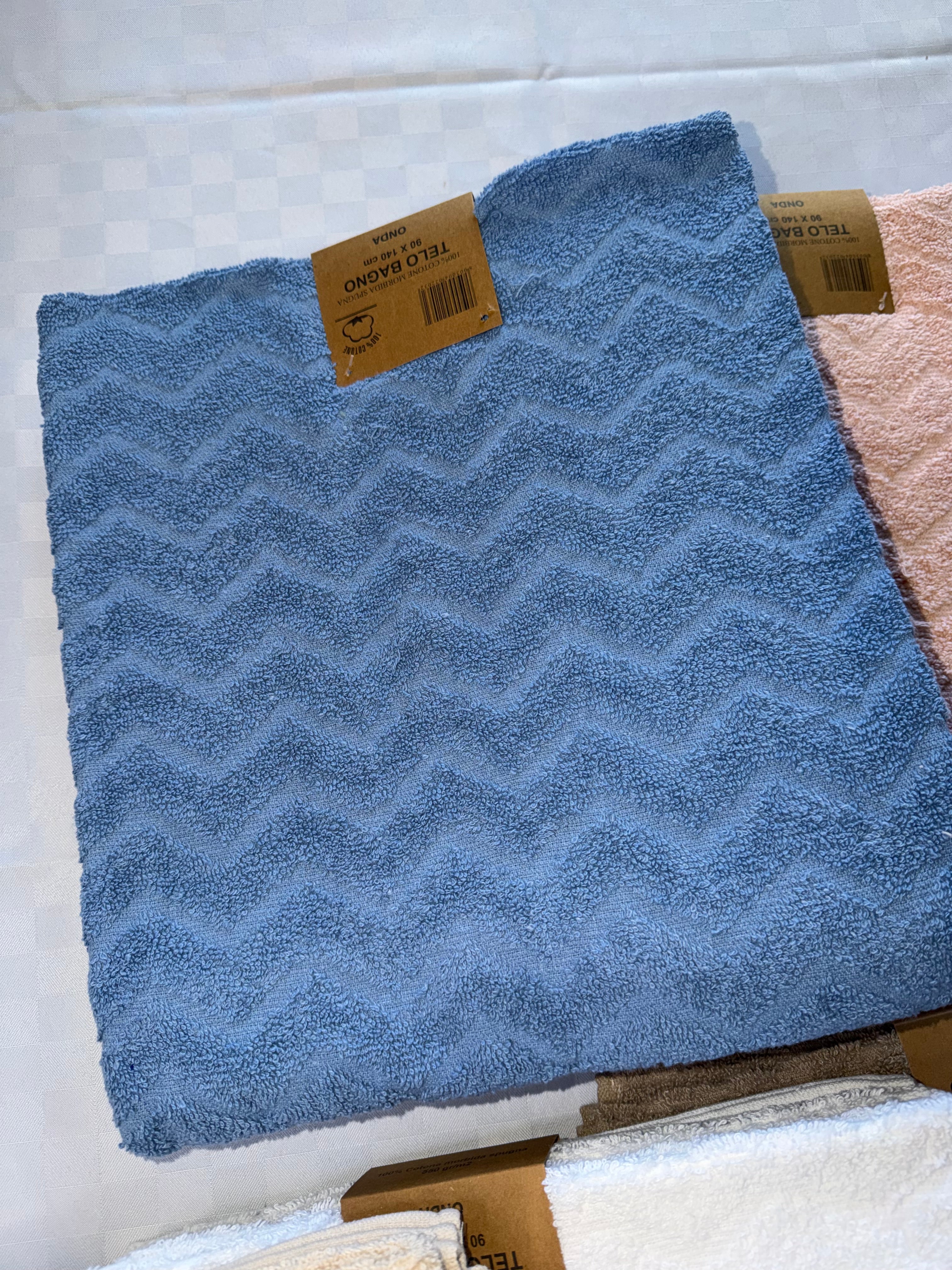 TELO DOCCIA IN SPUGNA 600gr. MISURA 150x100cm