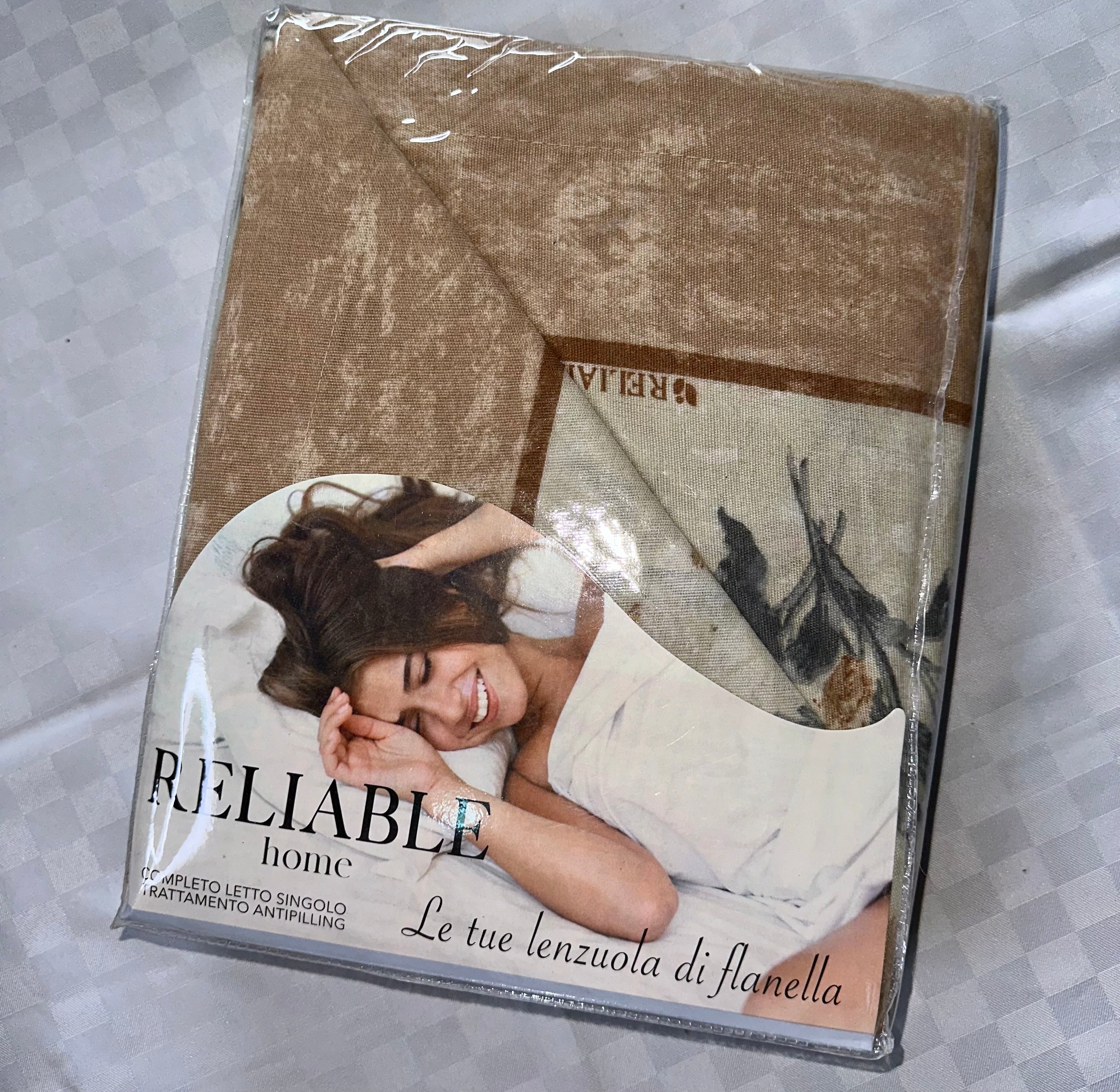 COMPLETO LENZUOLA IN FLANELLA PER LETTO SINGOLO Lenzuolo sopra,Lenzuolo sotto con angoli e Federa
