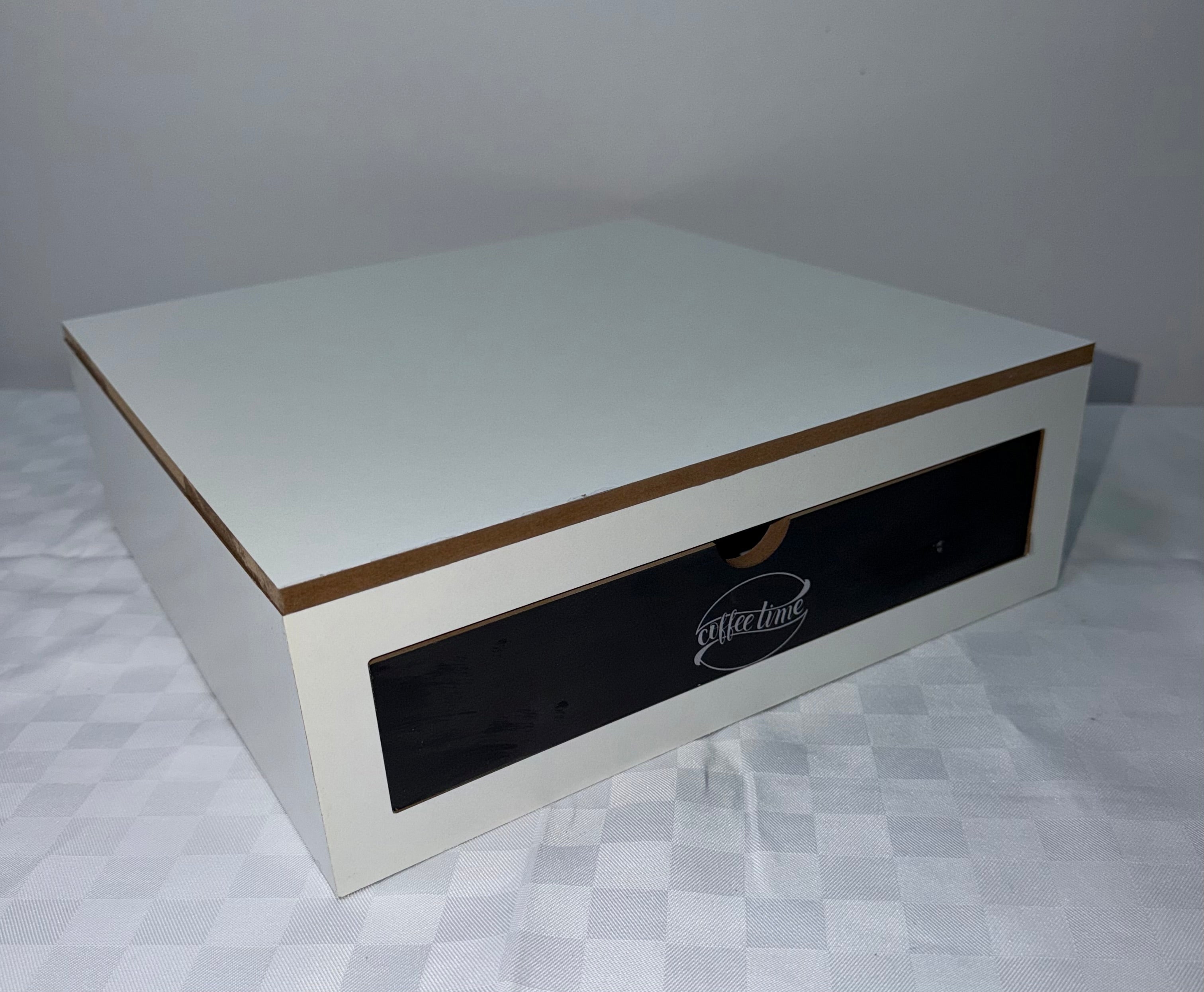 CASSETTO PORTACIALDE IN LEGNO CON VARI SCOMPARTI