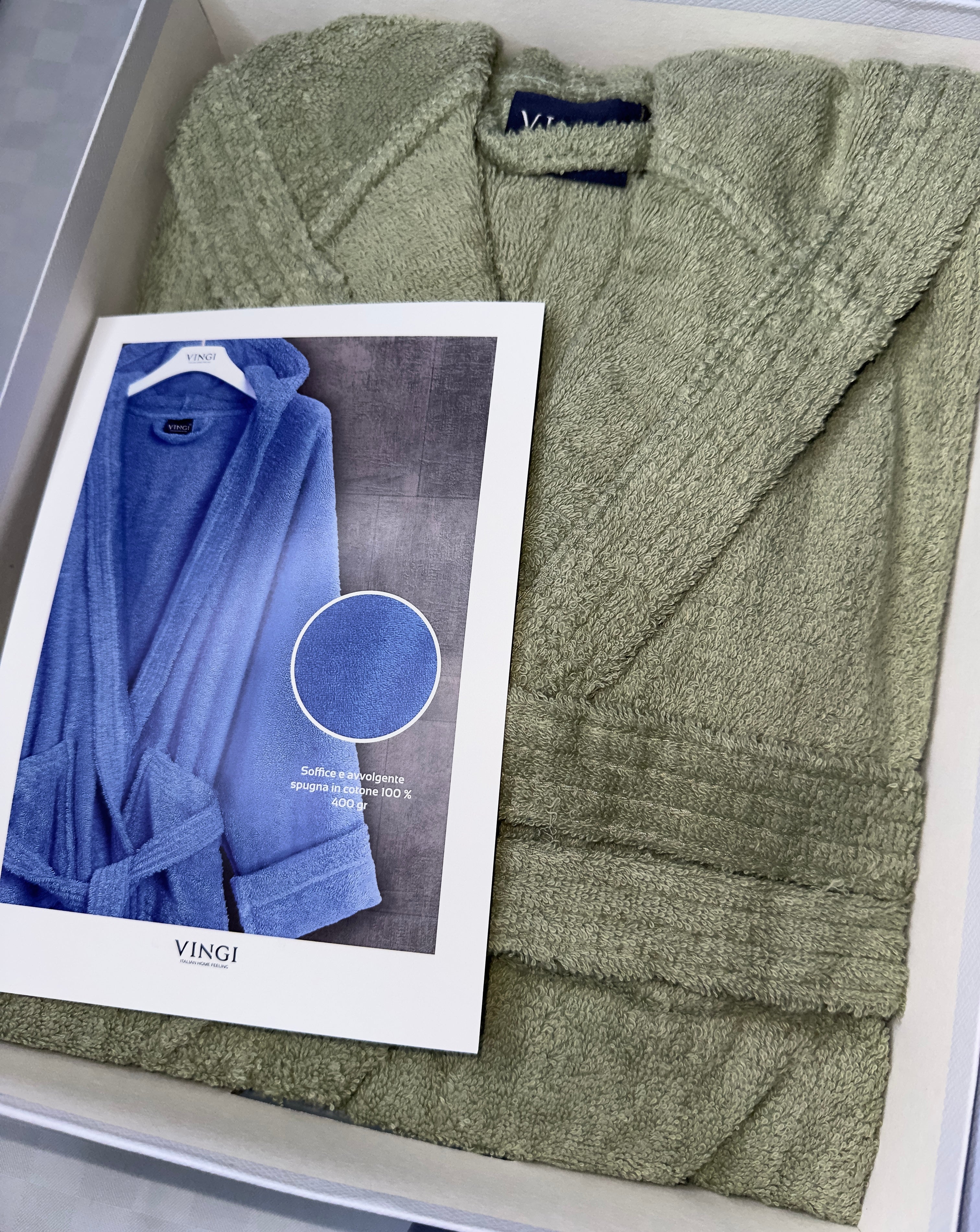 ACCAPPATOIO VINGI IN SPUGNA UOMO E DONNA