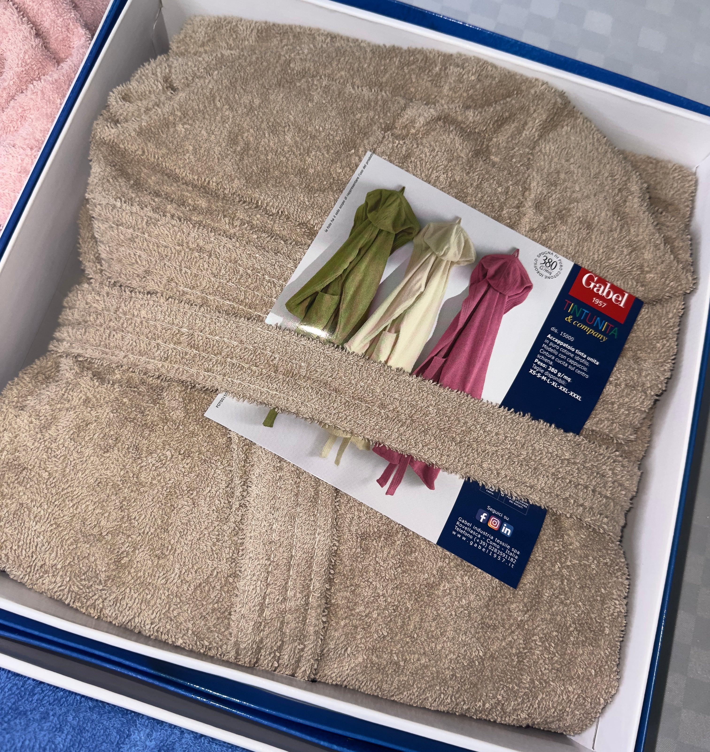 ACCAPPATOIO GABEL IN SPUGNA UOMO E DONNA