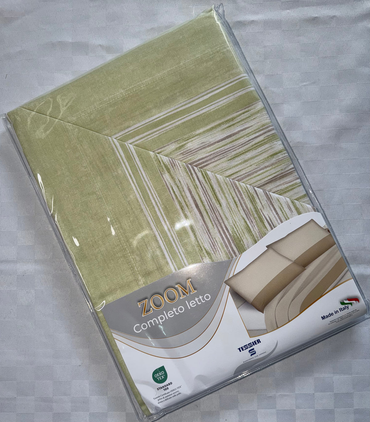 COMPLETO LENZUOLA SINGOLO IN 100% COTONE contiene Lenzuolo sopra,Lenzuolo sotto con angoli e Federa