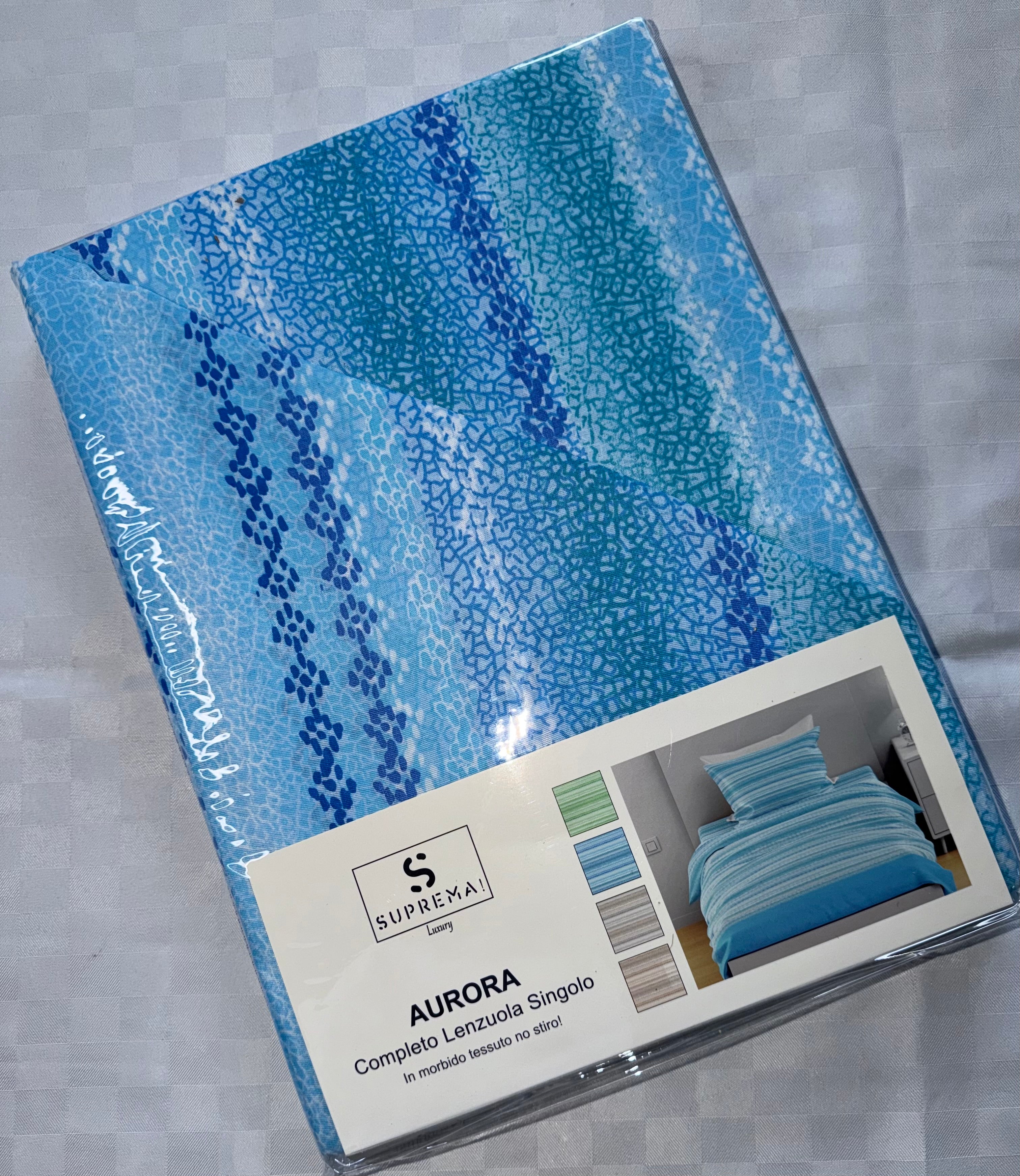 COMPLETO LENZUOLA PER LETTO SINGOLO Lenzuolo sopra, Lenzuolo sotto con angoli e Federa Microfybra