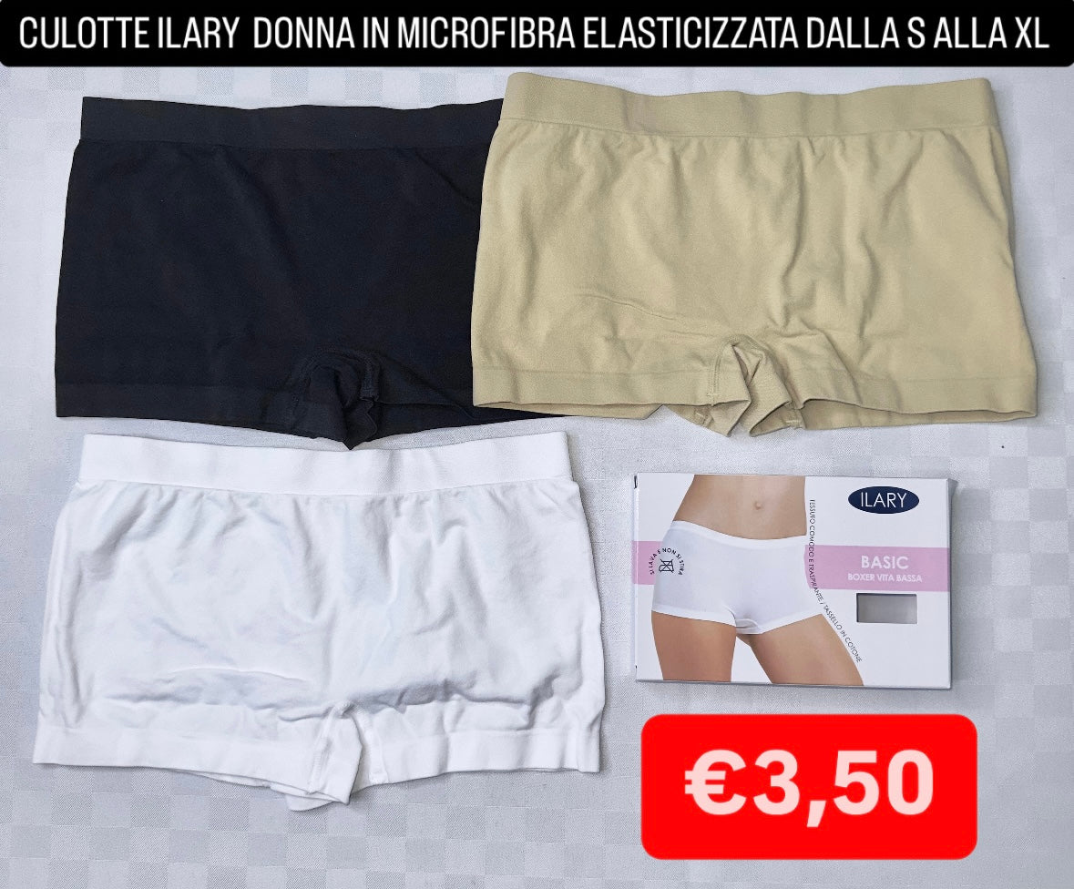 CULOTTE ILARY DONNA IN MICROFIBRA ELASTICIZZATA