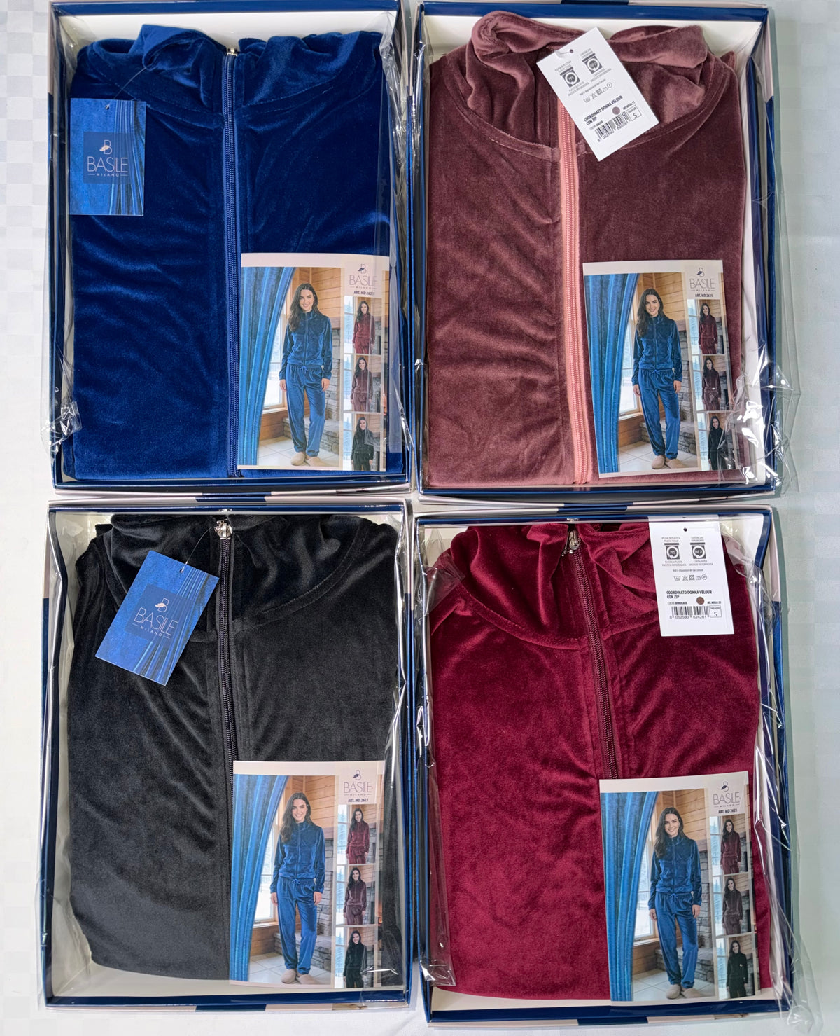 TUTA DONNA IN CINIGLIA CON CERNIERA,Manica lunga e Pantalone lungo
