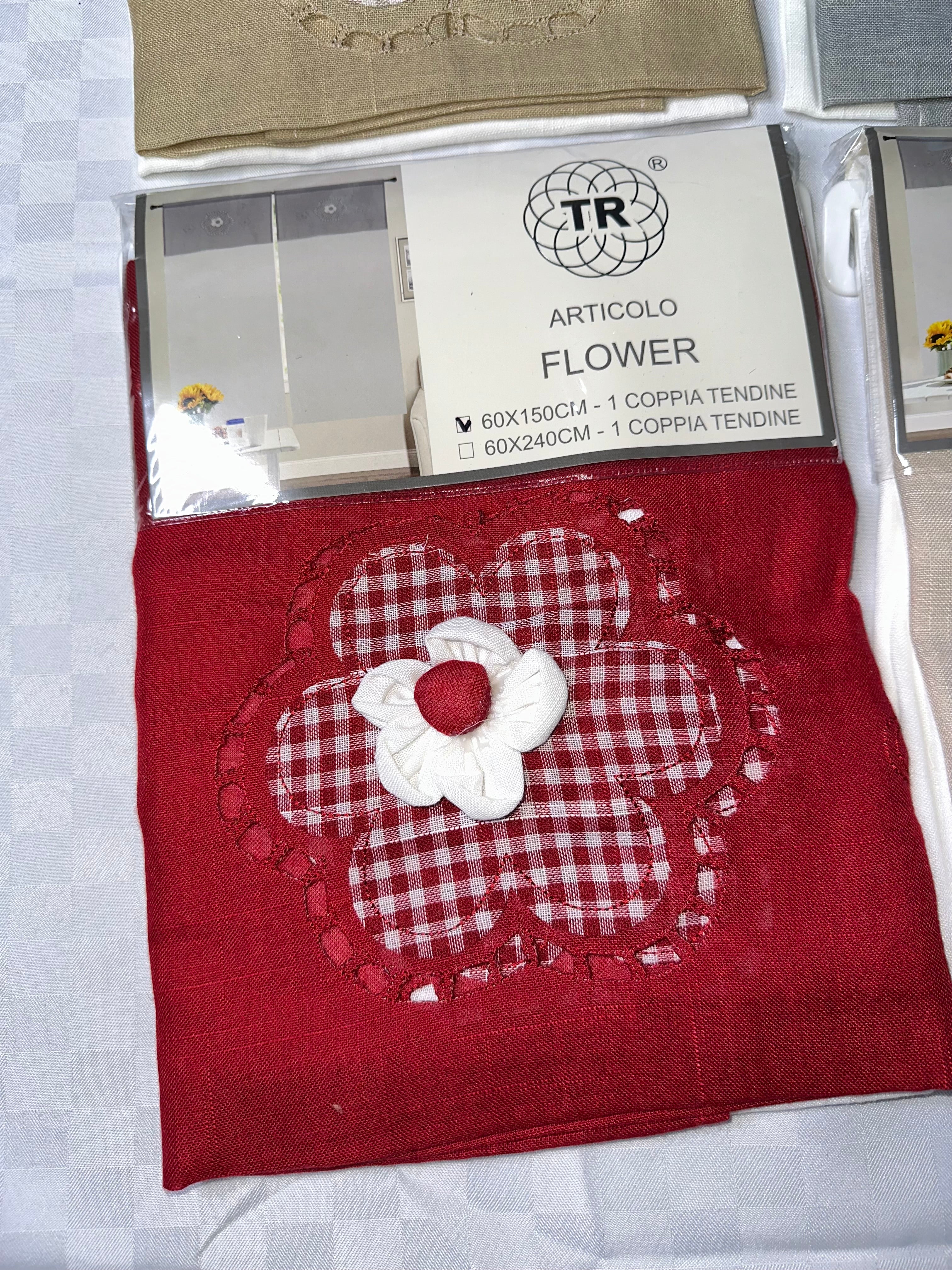 COPPIA DI TENDINE A SPORTELLINO TESSUTO VELATO (CONFEZIONE DA 2 TELI)