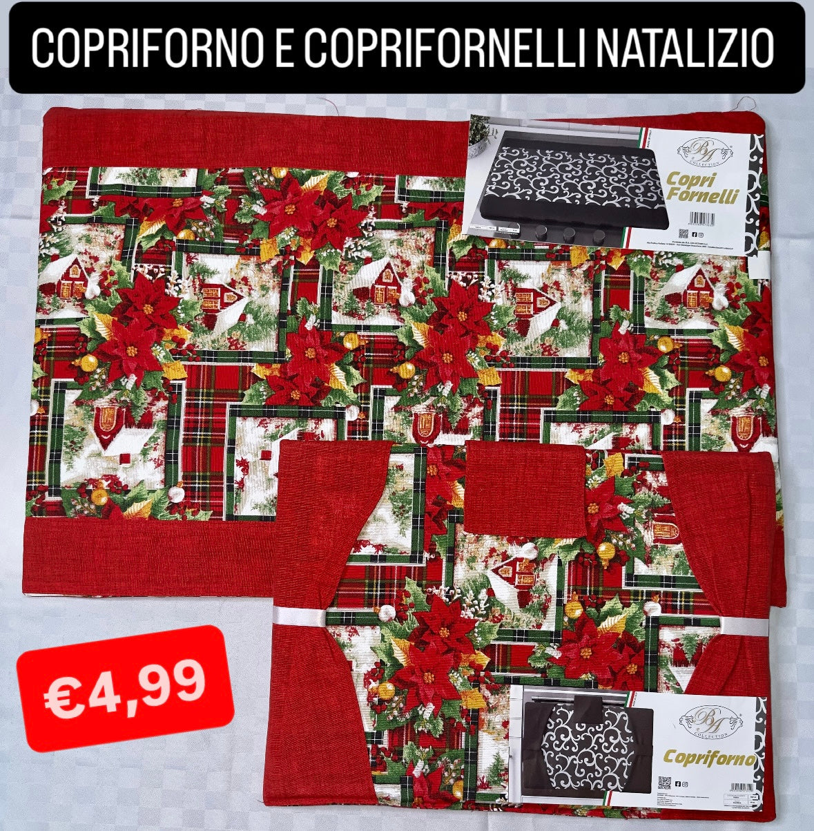 COPRIFORNO E COPRIFORNELLI NATALIZIO