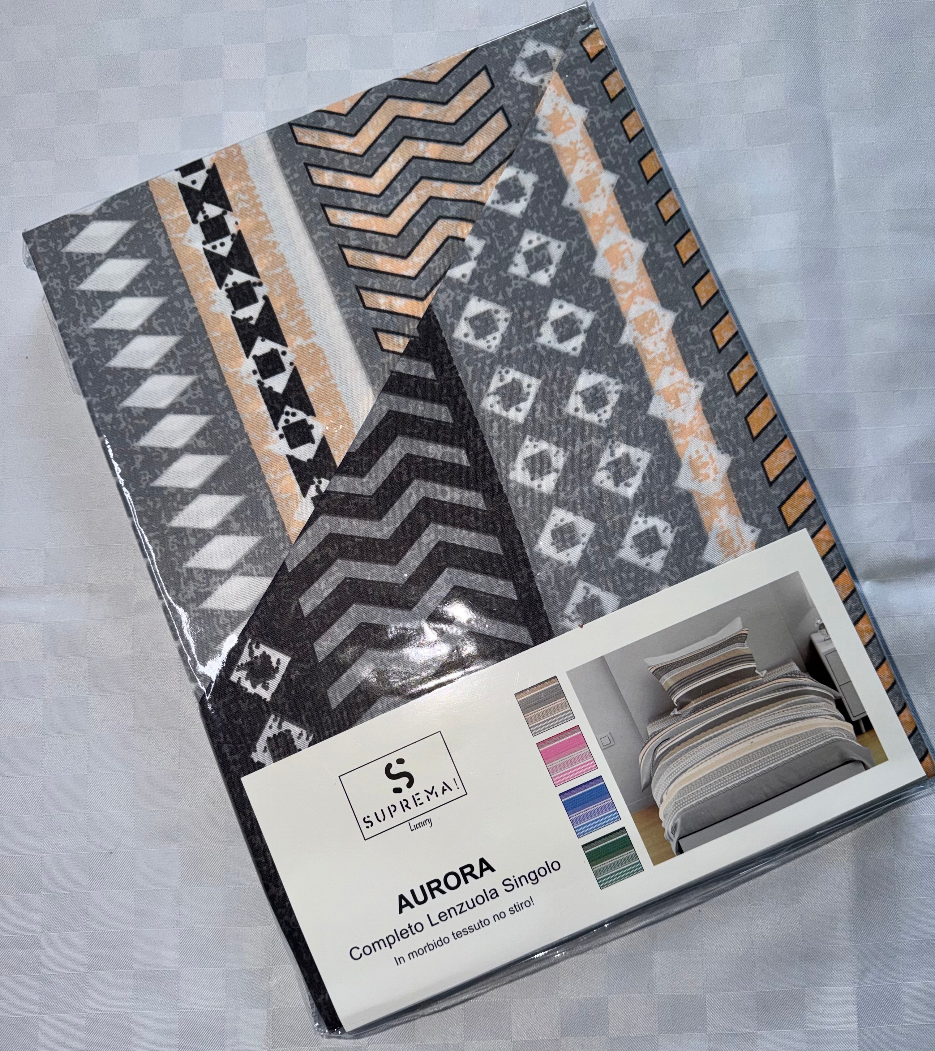 COMPLETO LENZUOLA PER LETTO SINGOLO Lenzuolo sopra, Lenzuolo sotto con angoli e Federa Microfybra