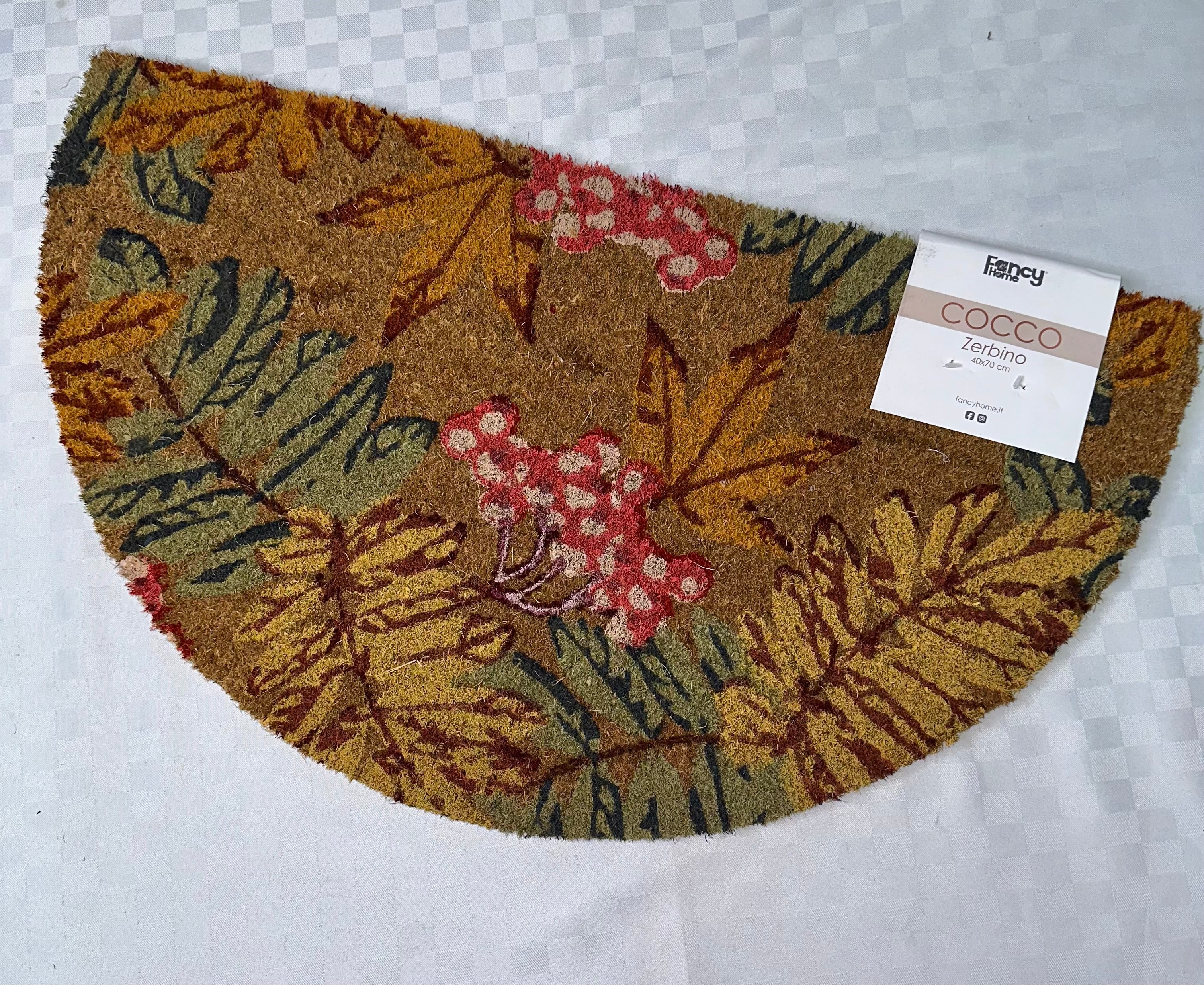 ZERBINO TAPPETO ANTISCIVOLO COCCO 40x70cm