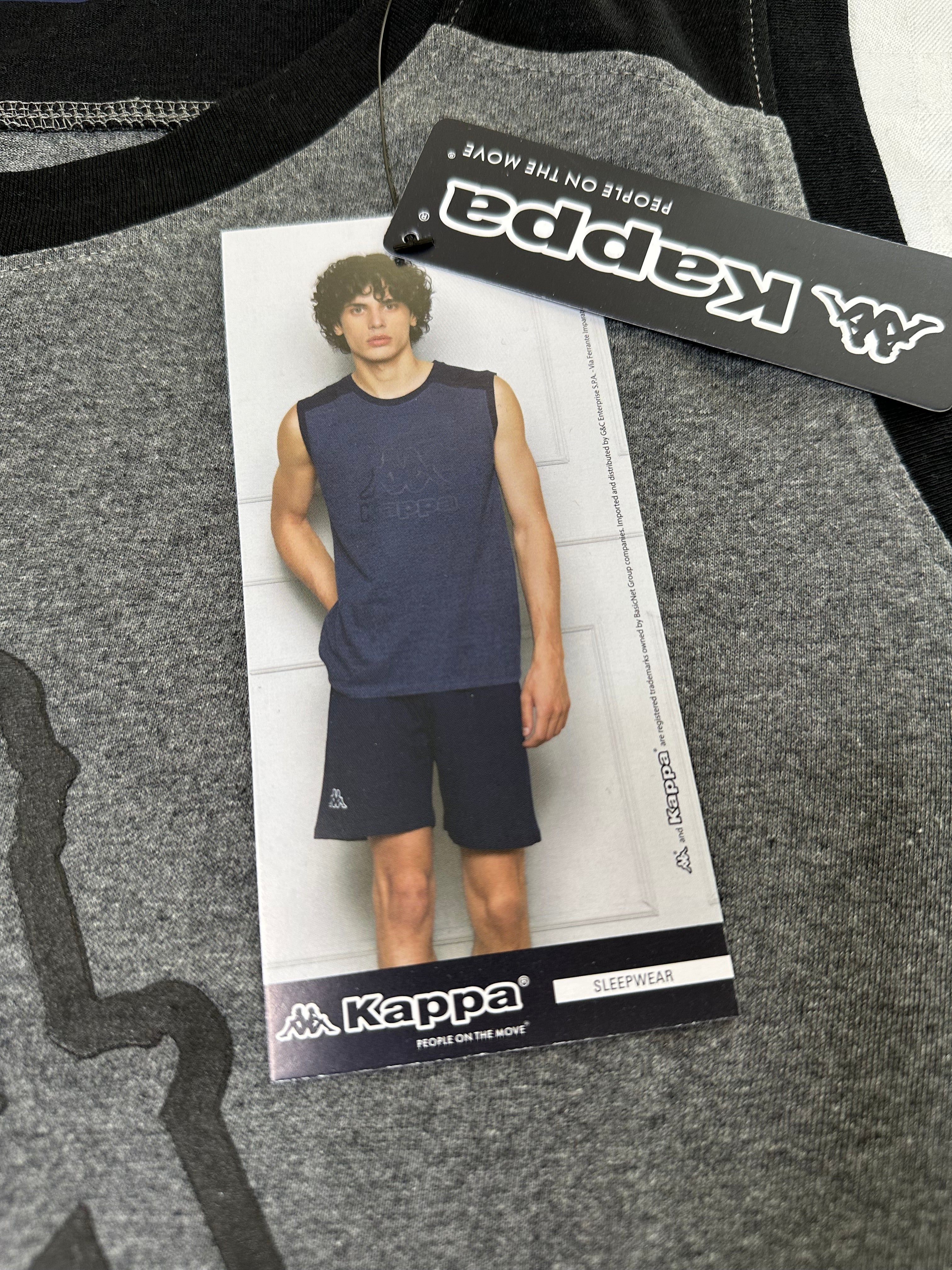 PIGIAMA KAPPA UOMO IN COTONE Canotta e Pantaloncino