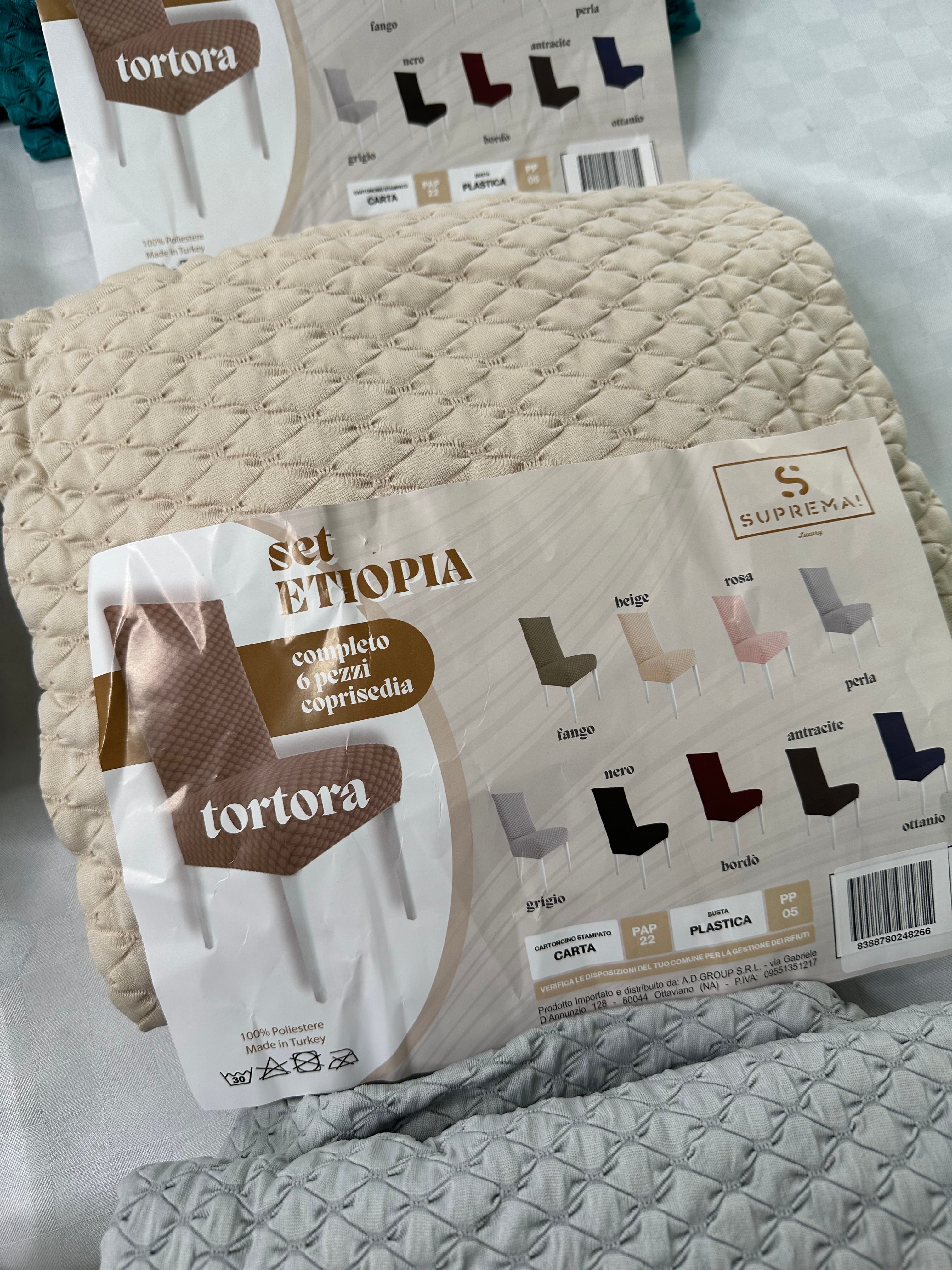 VESTISEDIA SET DA 6 PEZZI ELASTICIZZATI