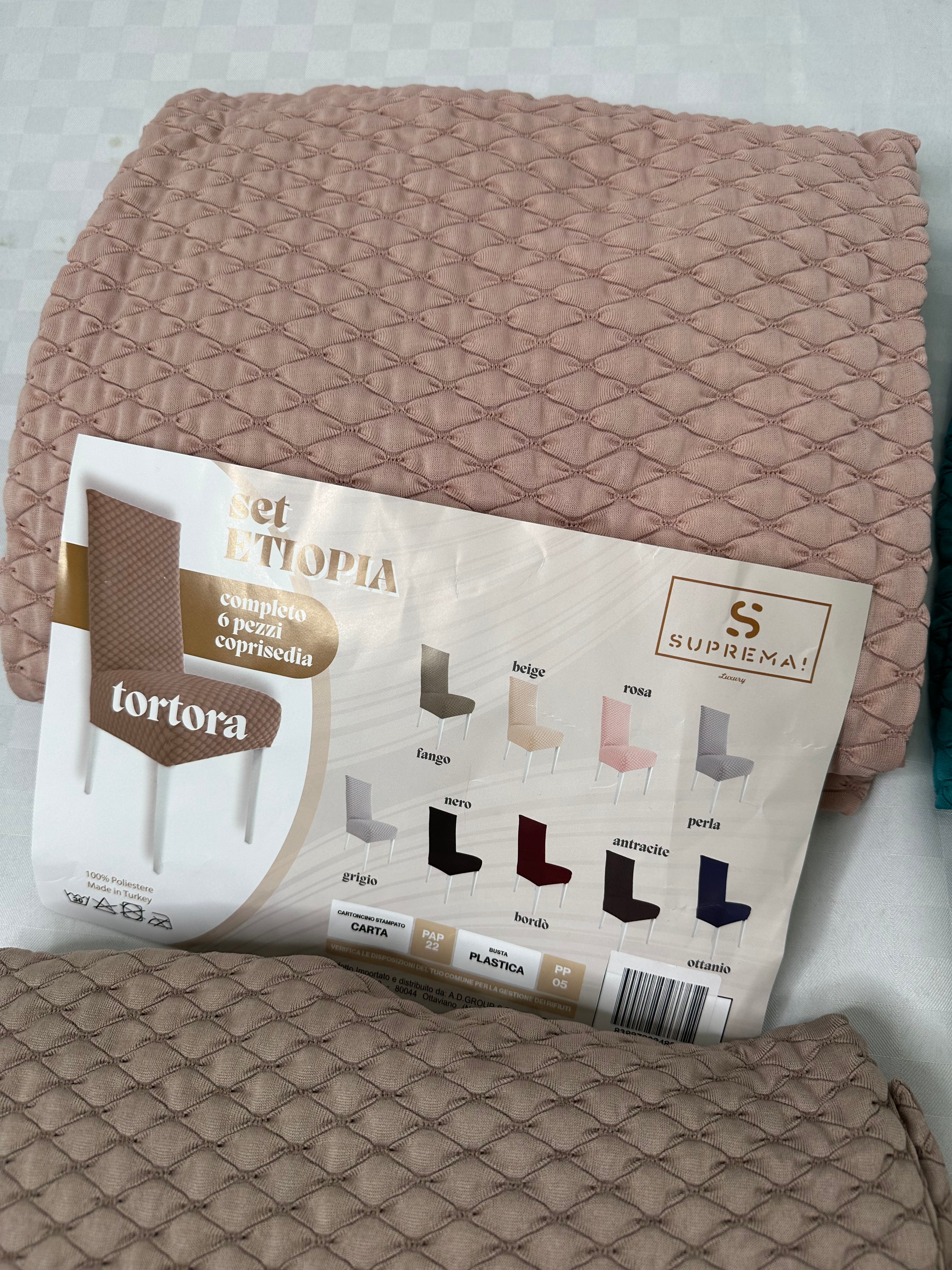 VESTISEDIA SET DA 6 PEZZI ELASTICIZZATI