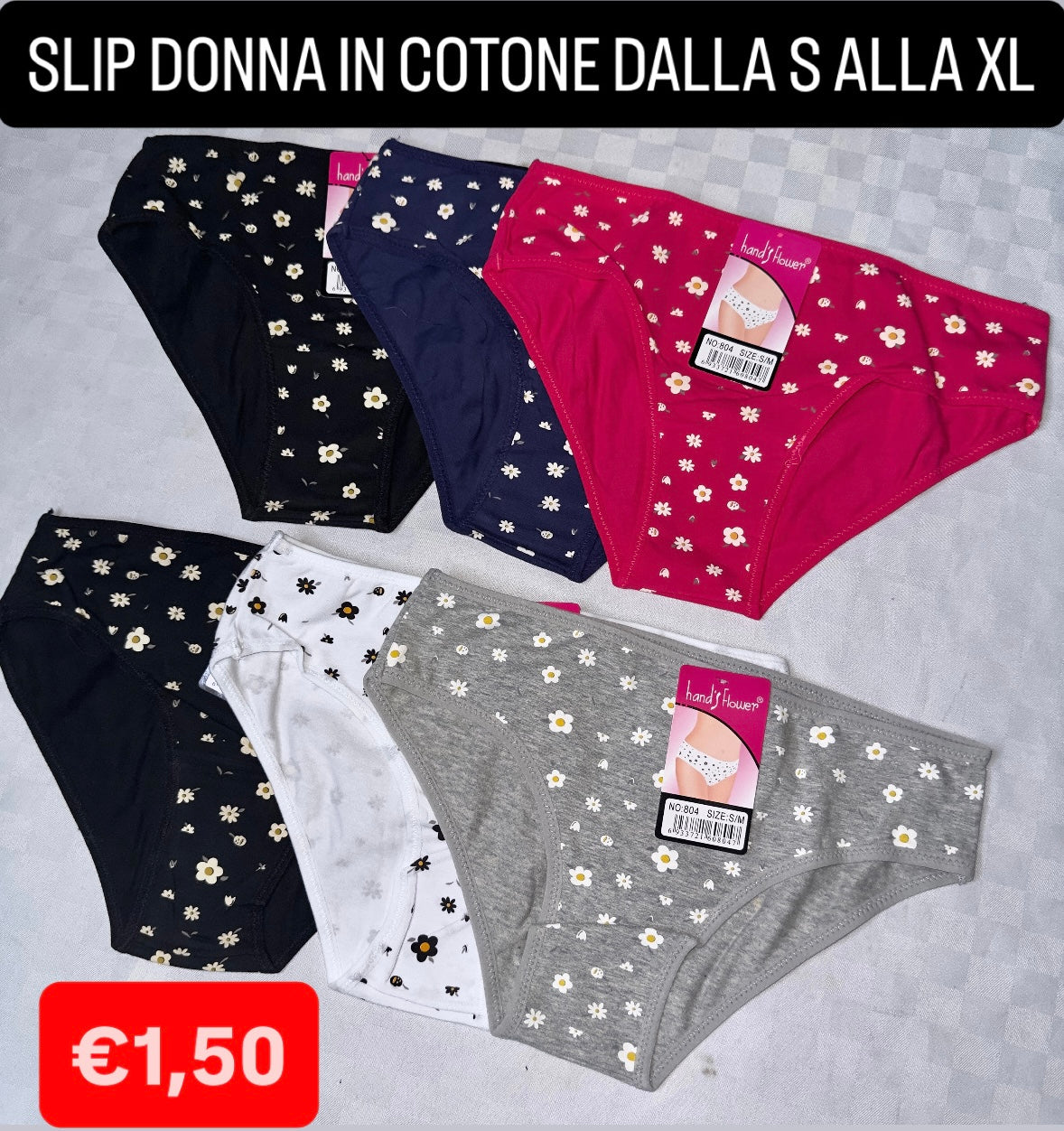 SLIP DONNA IN COTONE