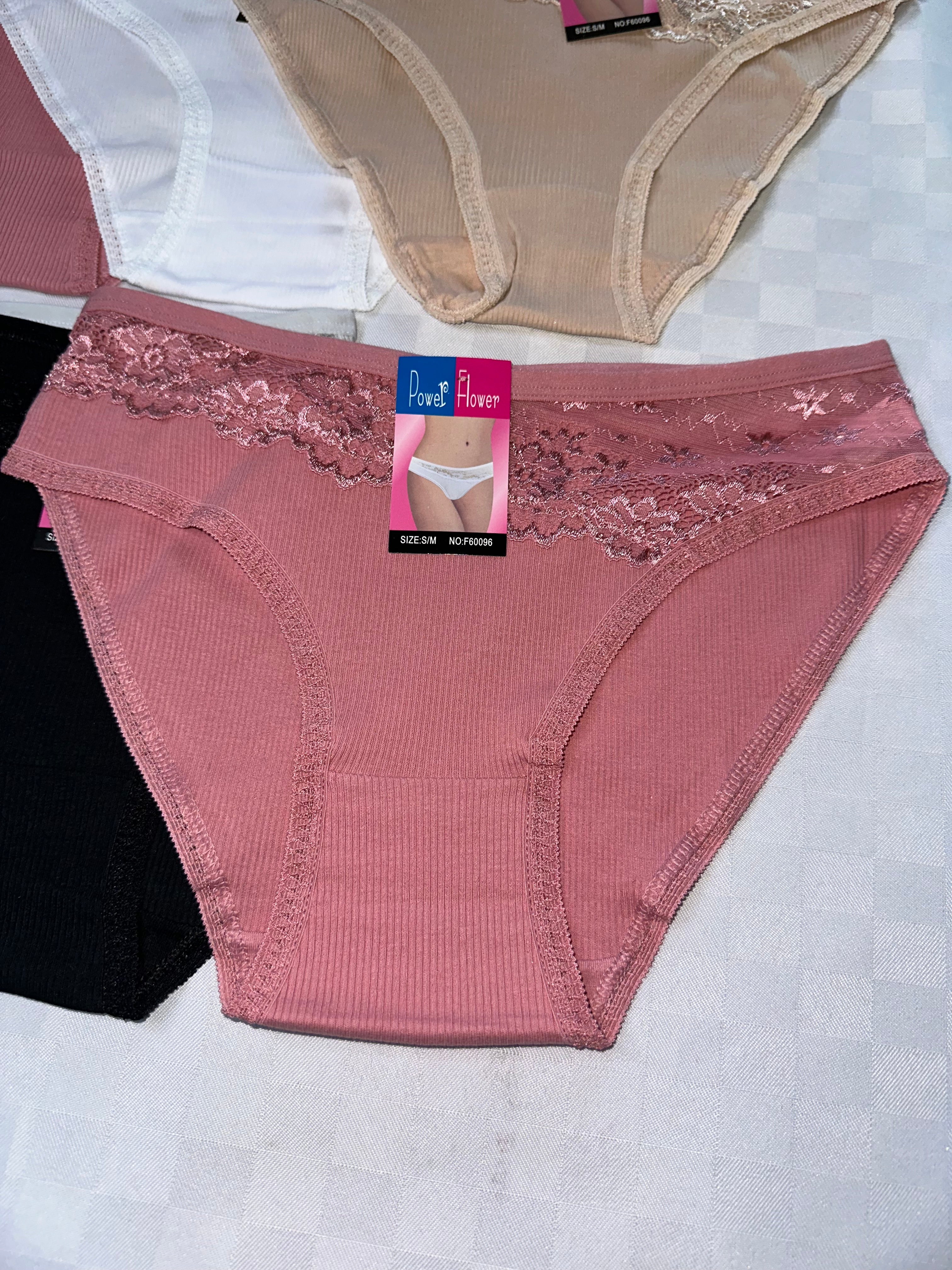 SLIP DONNA IN COTONE CON PIZZO