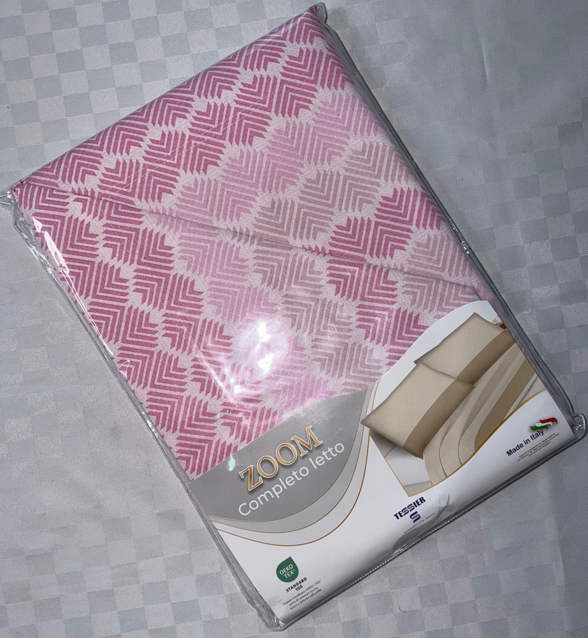 COMPLETO LENZUOLA SINGOLO IN 100% COTONE contiene Lenzuolo sopra,Lenzuolo sotto con angoli e Federa