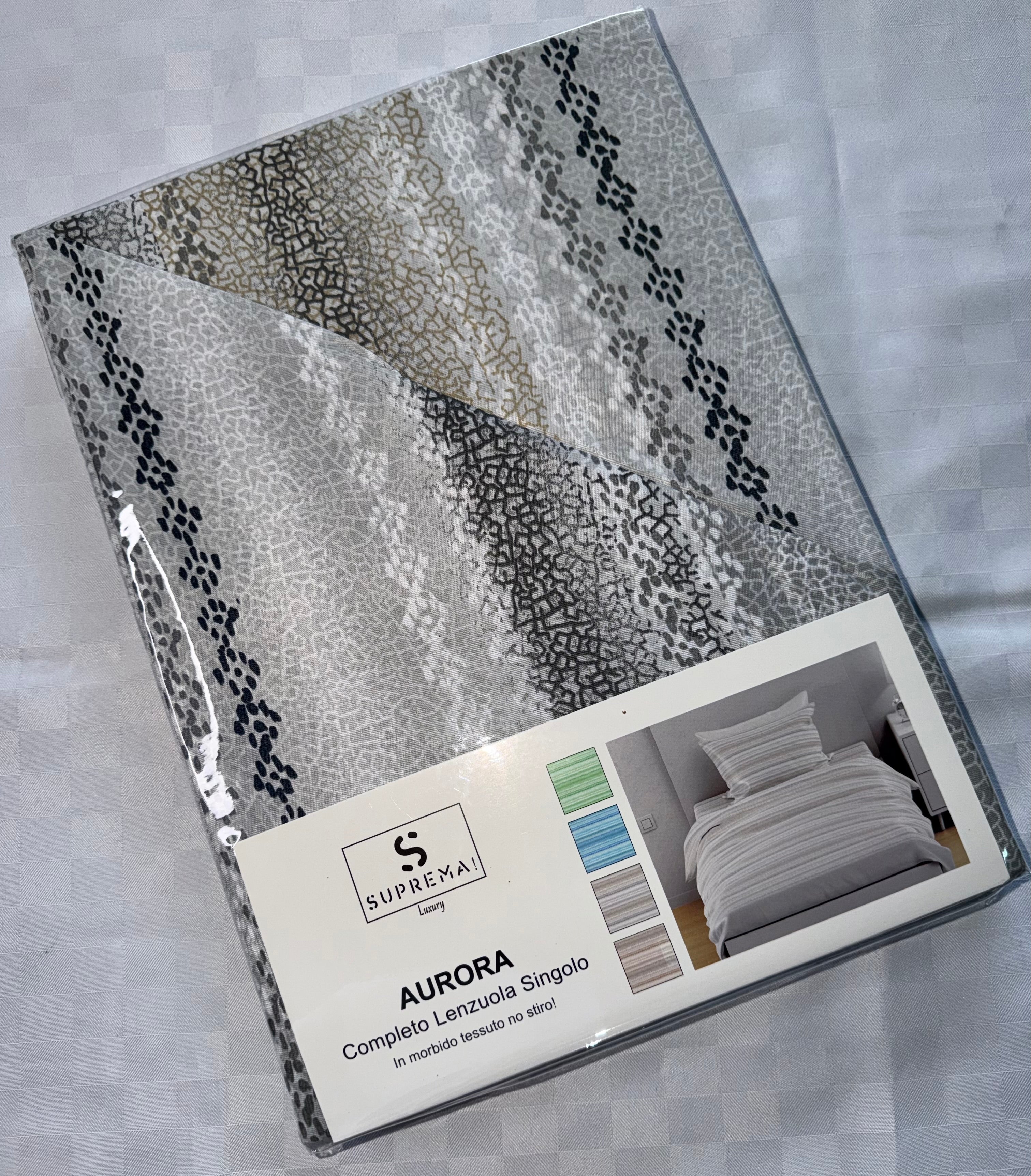 COMPLETO LENZUOLA PER LETTO SINGOLO Lenzuolo sopra, Lenzuolo sotto con angoli e Federa Microfybra