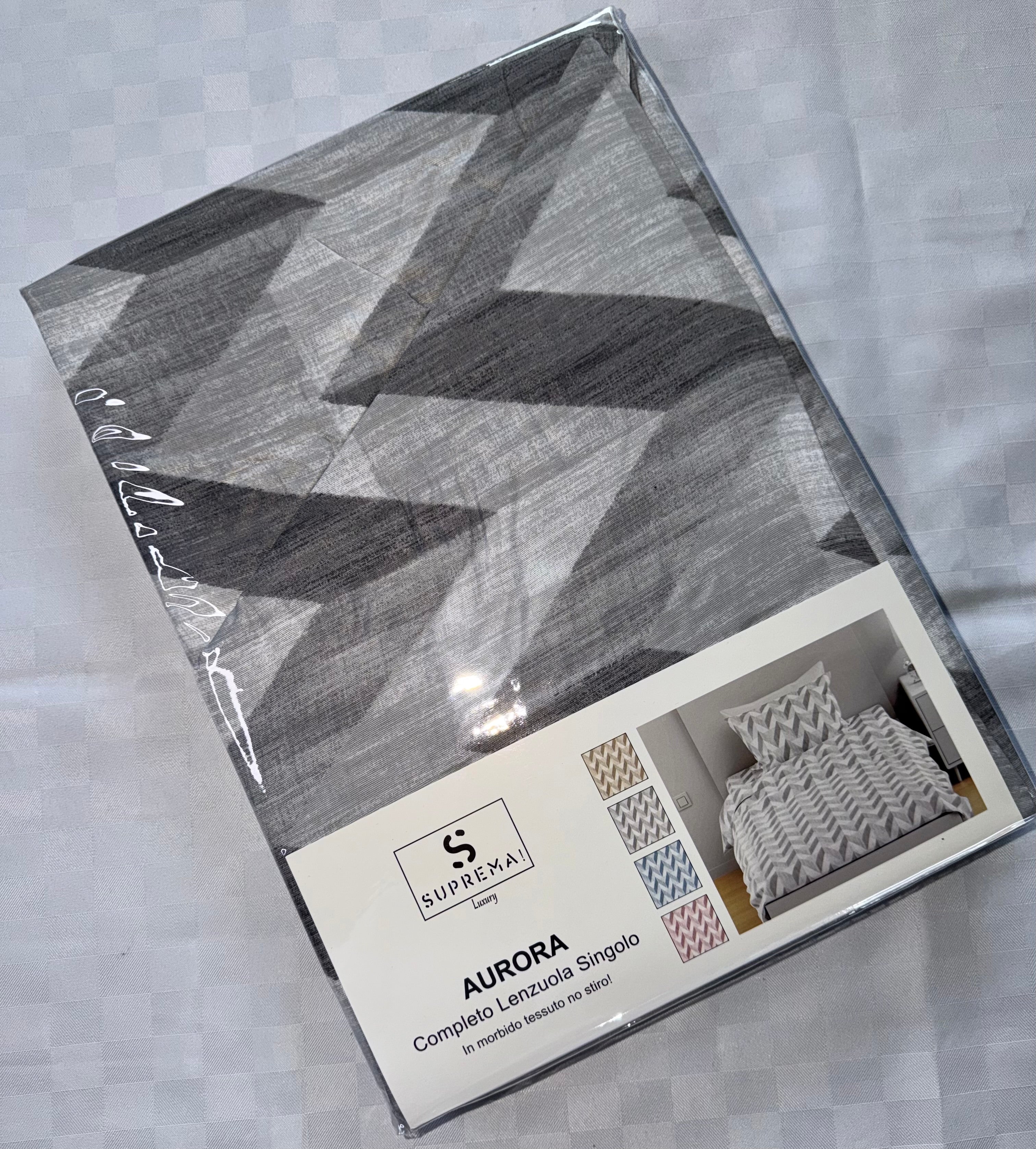 COMPLETO LENZUOLA PER LETTO SINGOLO Lenzuolo sopra, Lenzuolo sotto con angoli e Federa Microfybra