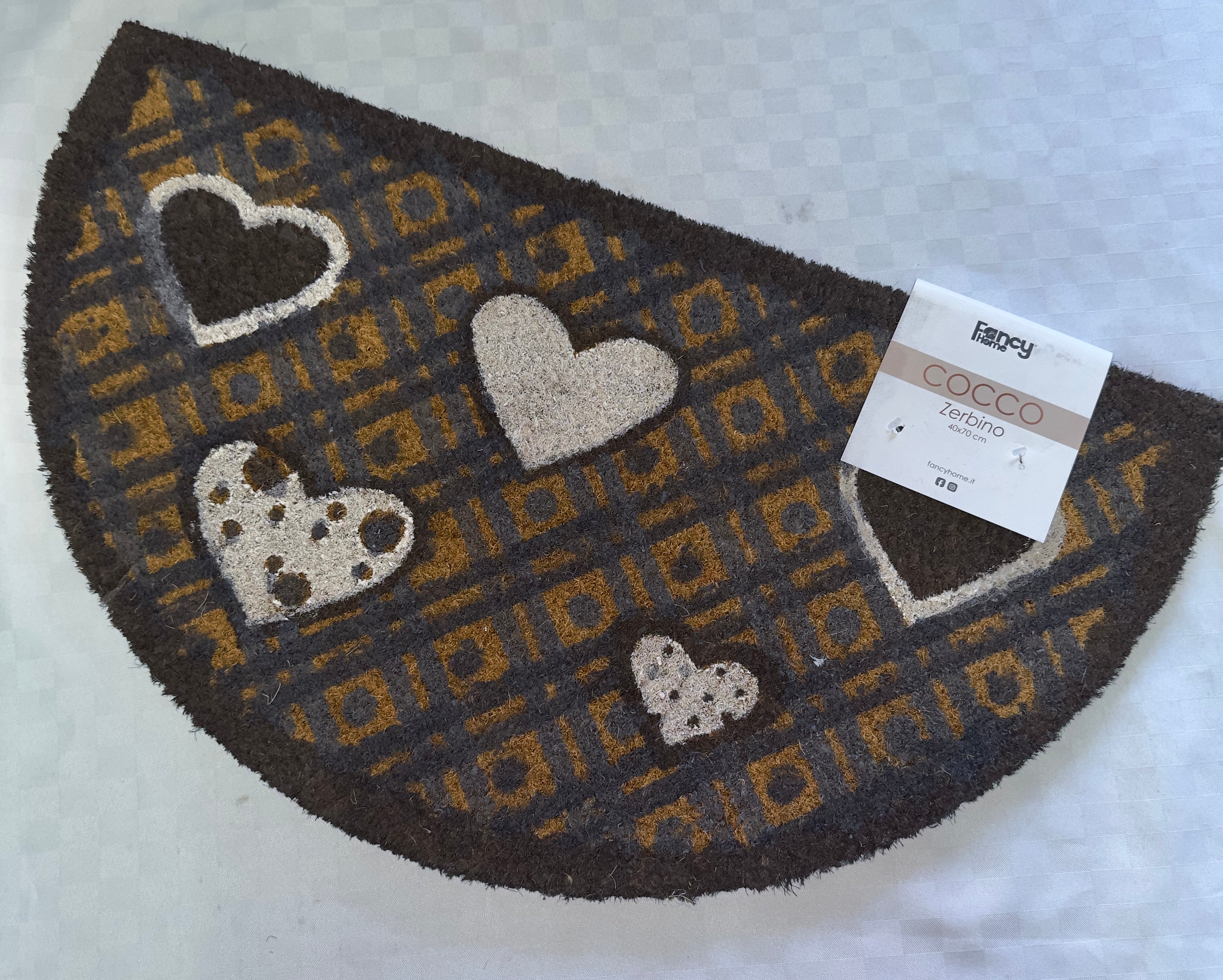 ZERBINO TAPPETO ANTISCIVOLO COCCO 40x70cm