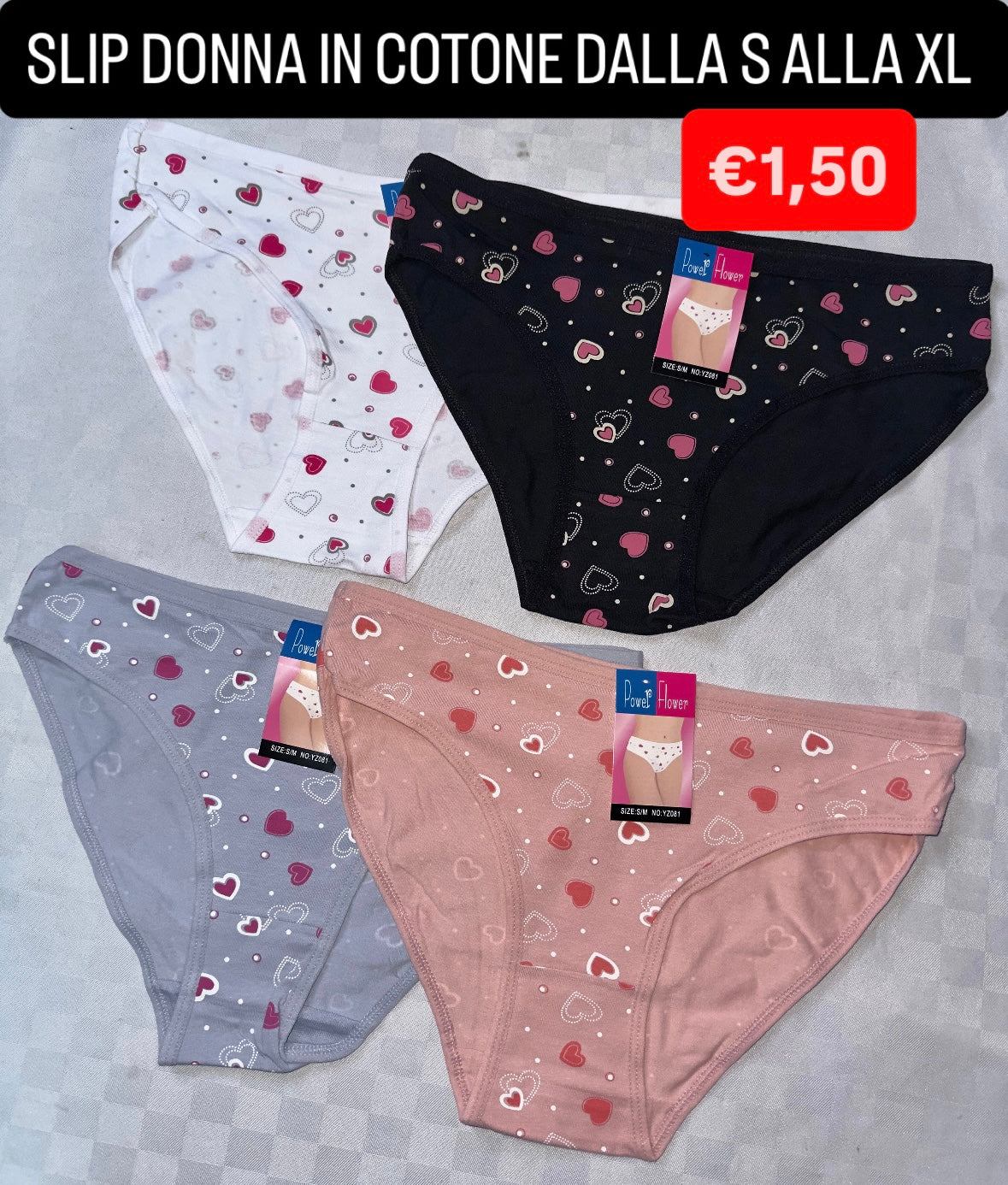 SLIP DONNA IN COTONE