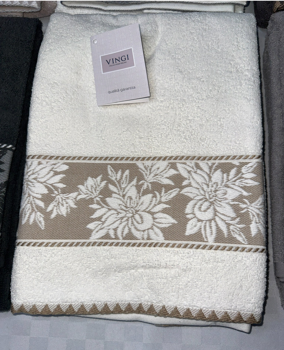 TELO DOCCIA VINGI IN SPUGNA 100x150cm