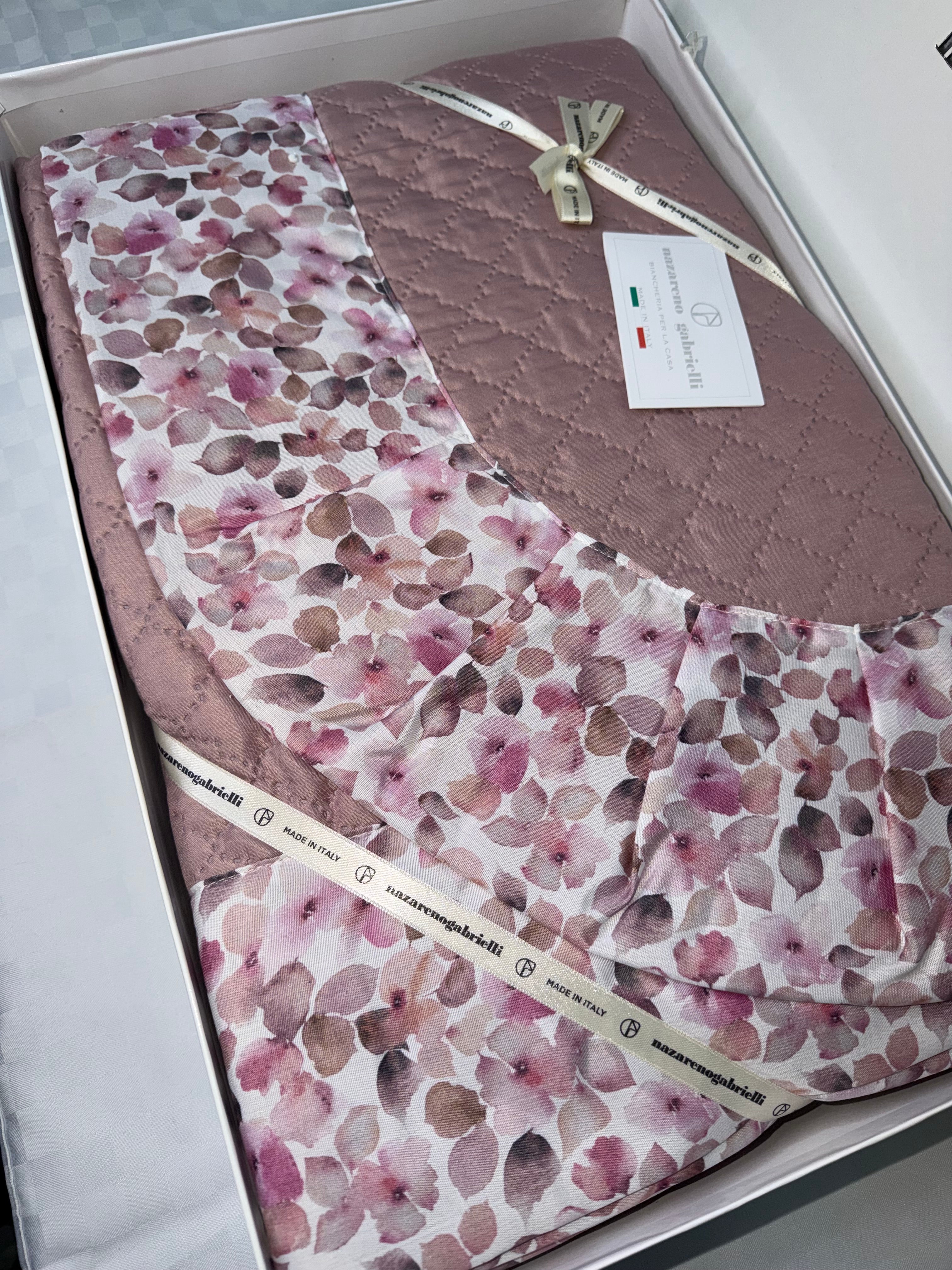 TRAPUNTINO PRIMAVERILE MATRIMONIALE Nazareno Gabrielli misura 260x260cm