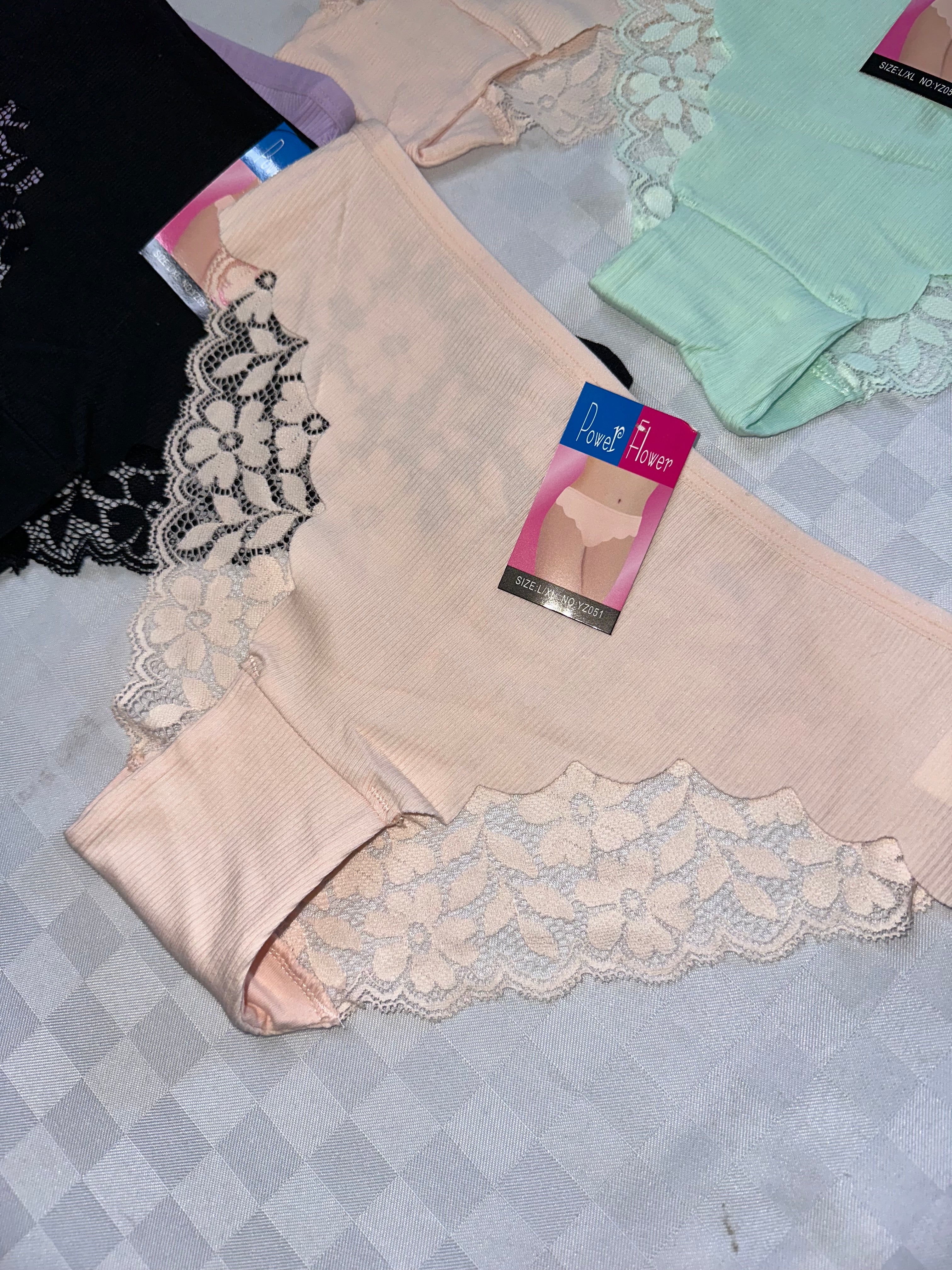 SLIP DONNA IN COTONE CON PIZZO