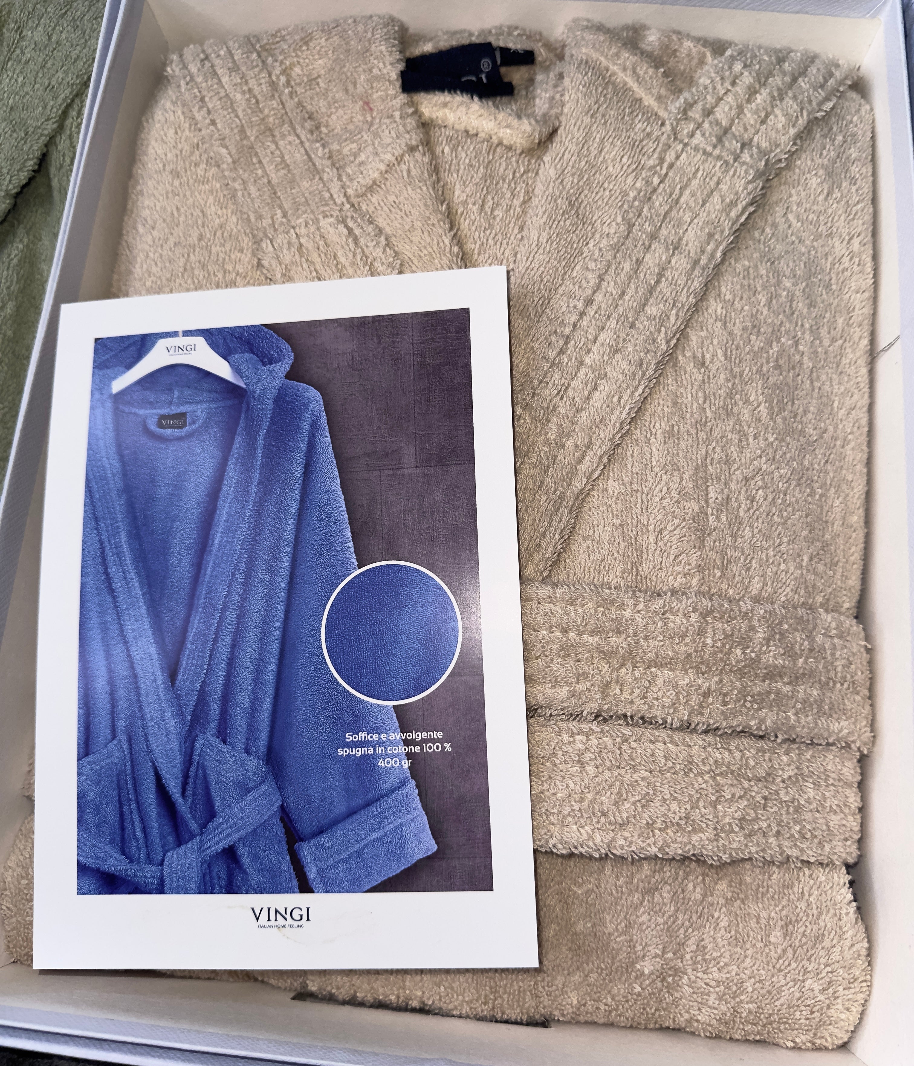 ACCAPPATOIO VINGI IN SPUGNA UOMO E DONNA