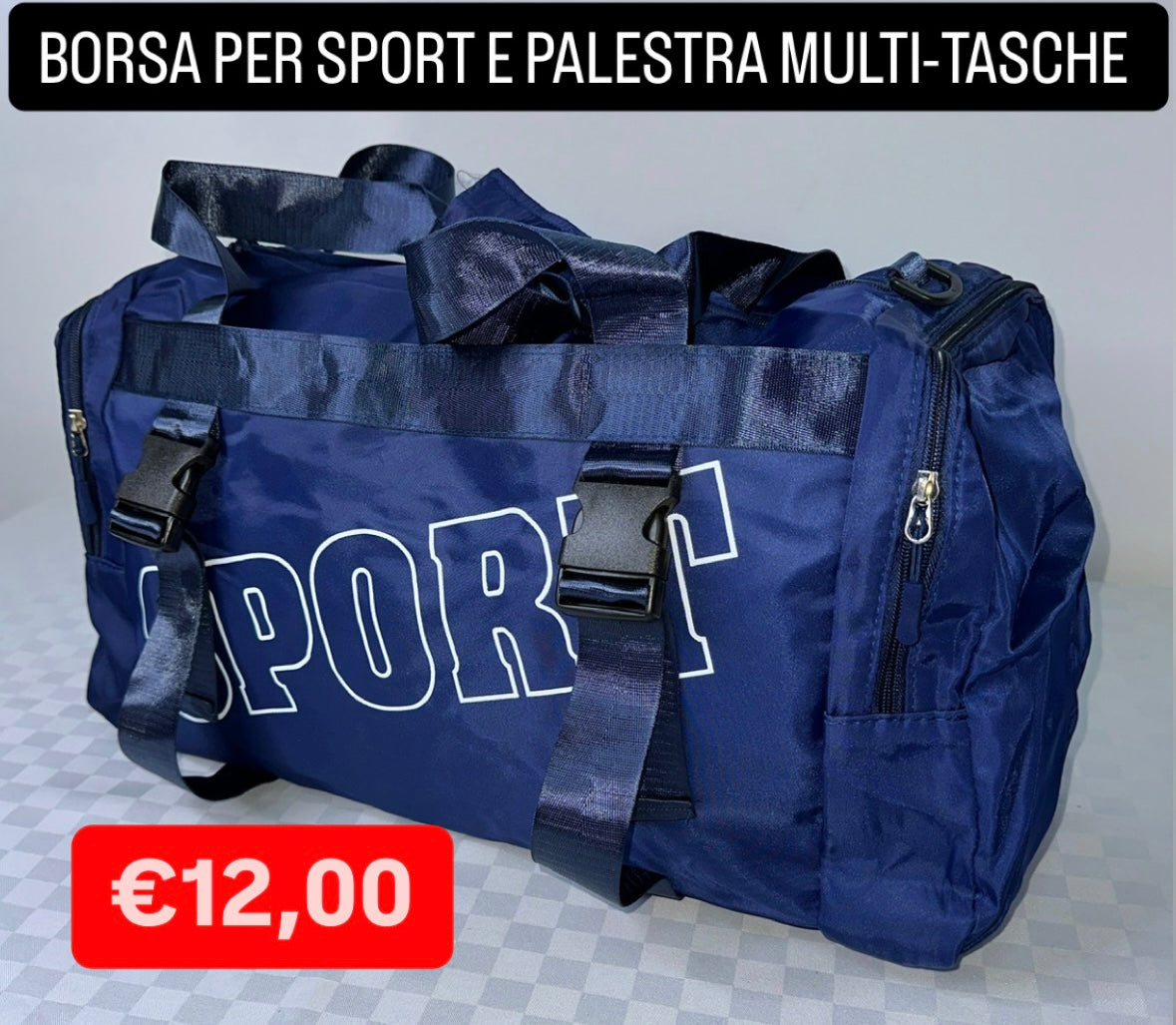 BORSA PER SPORT E PALESTRA MULTI-TASCHE
