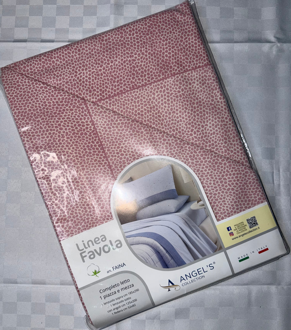 COMPLETO LENZUOLA 1 POSTO E MEZZO IN 100% COTONE Lenzuolo sopra, Lenzuolo sotto con angoli e Federe