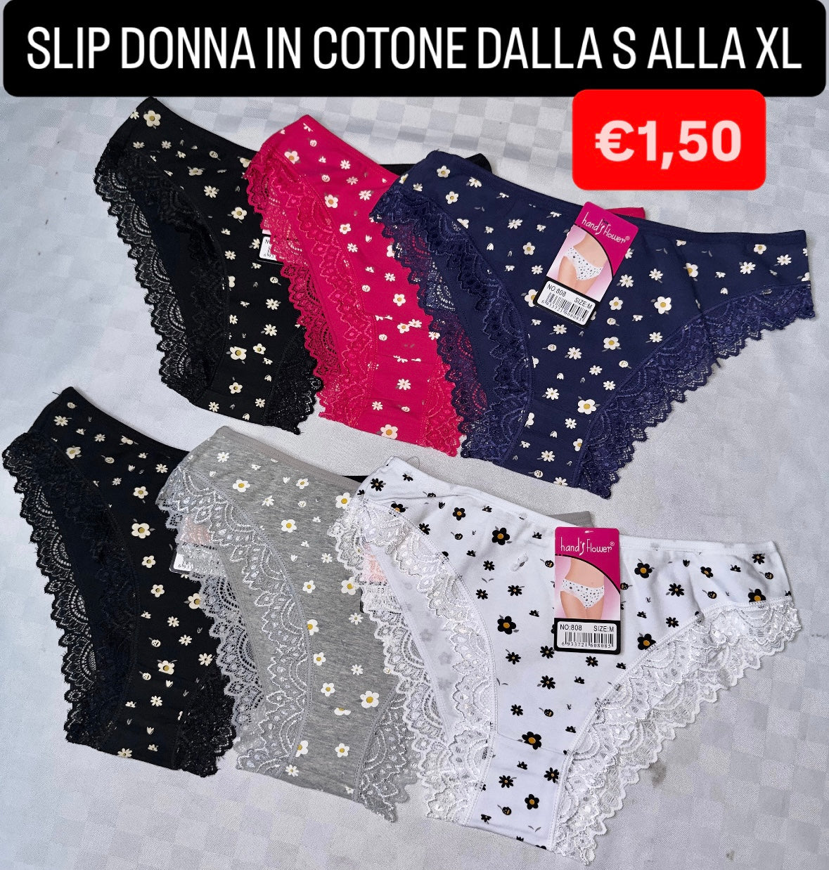 SLIP DONNA IN COTONE