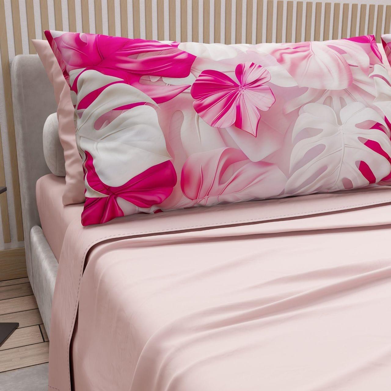COMPLETO LENZUOLA MATRIMONIALE IN COTONE contiene LENZUOLO SOPRA, LENZUOLO SOTTO E 4 FEDERE IN STAMPA 3D