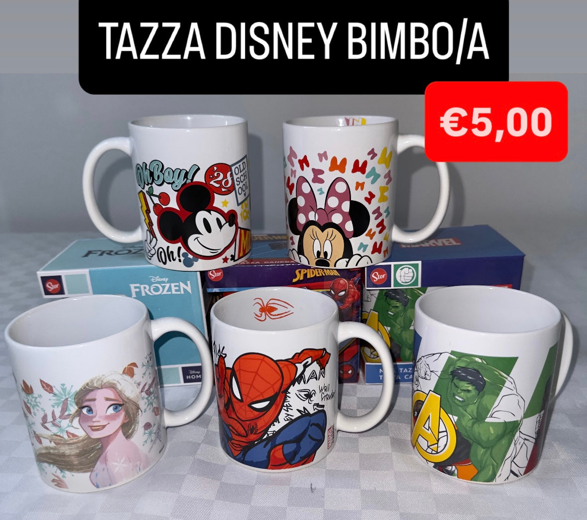 TAZZA BIMBO/A