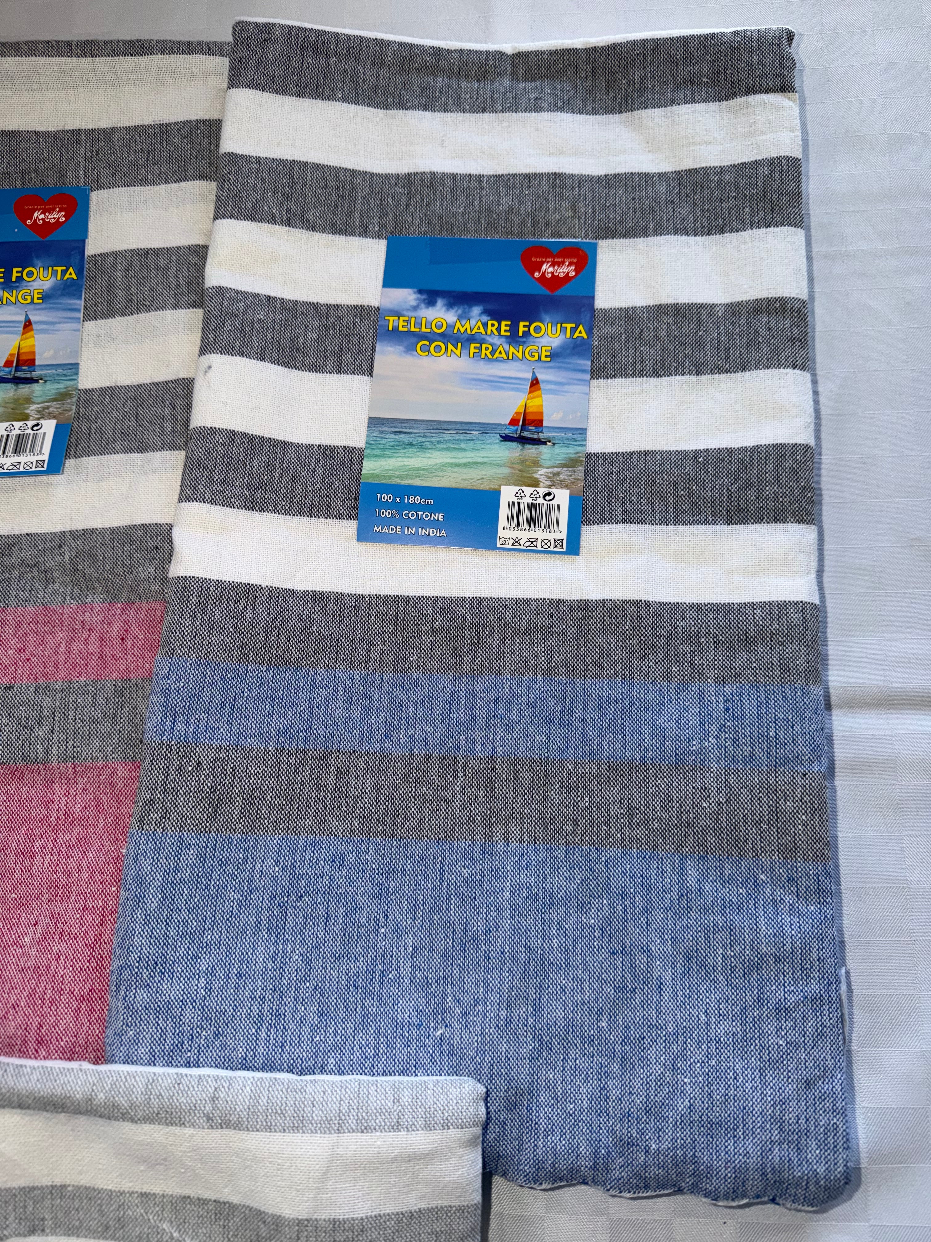TELO MARE IN COTONE misura 100x180cm